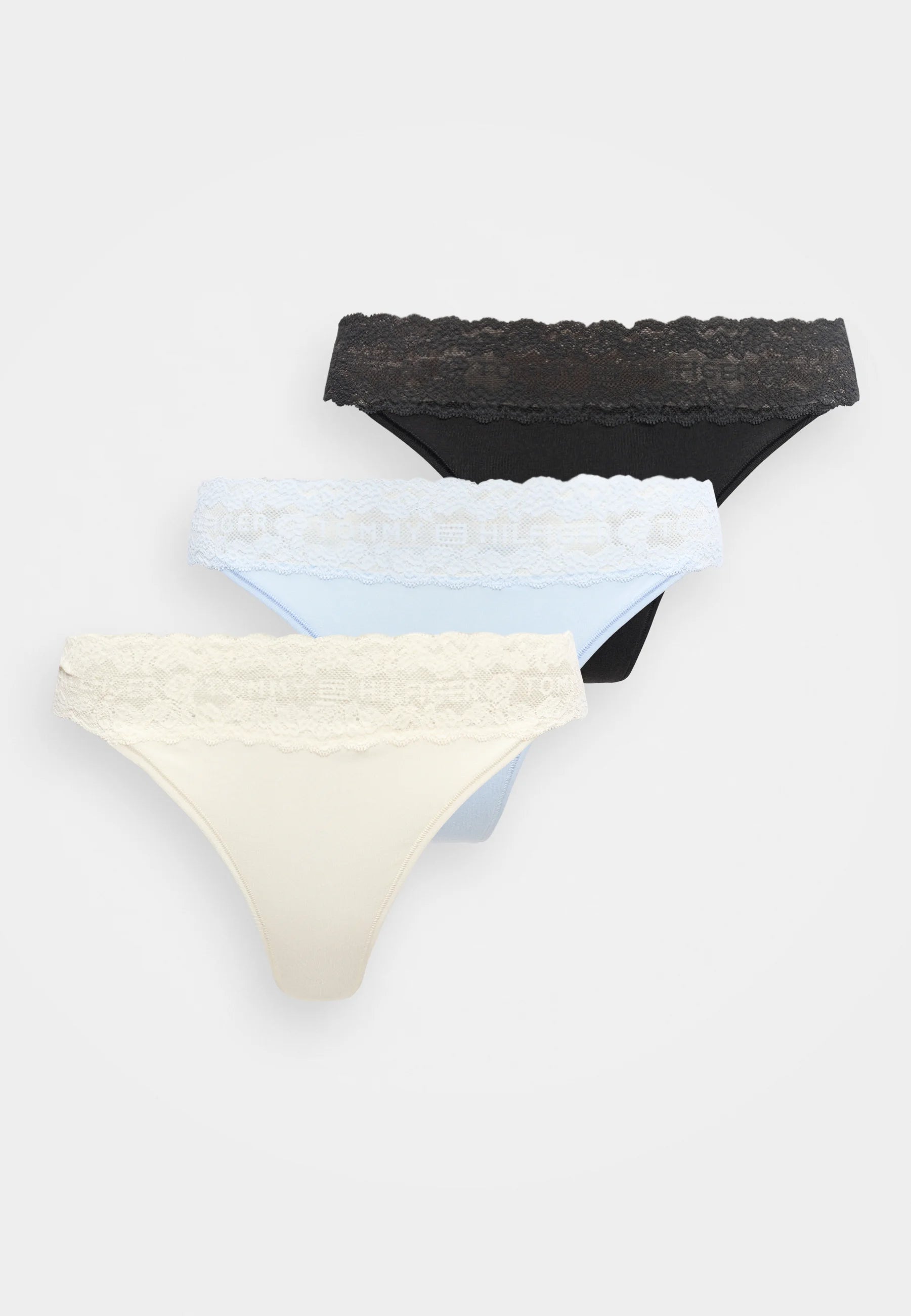 Tommy Hilfiger Ditsy Lace 3-Pack – Breezy Blue, Ivory, Black
