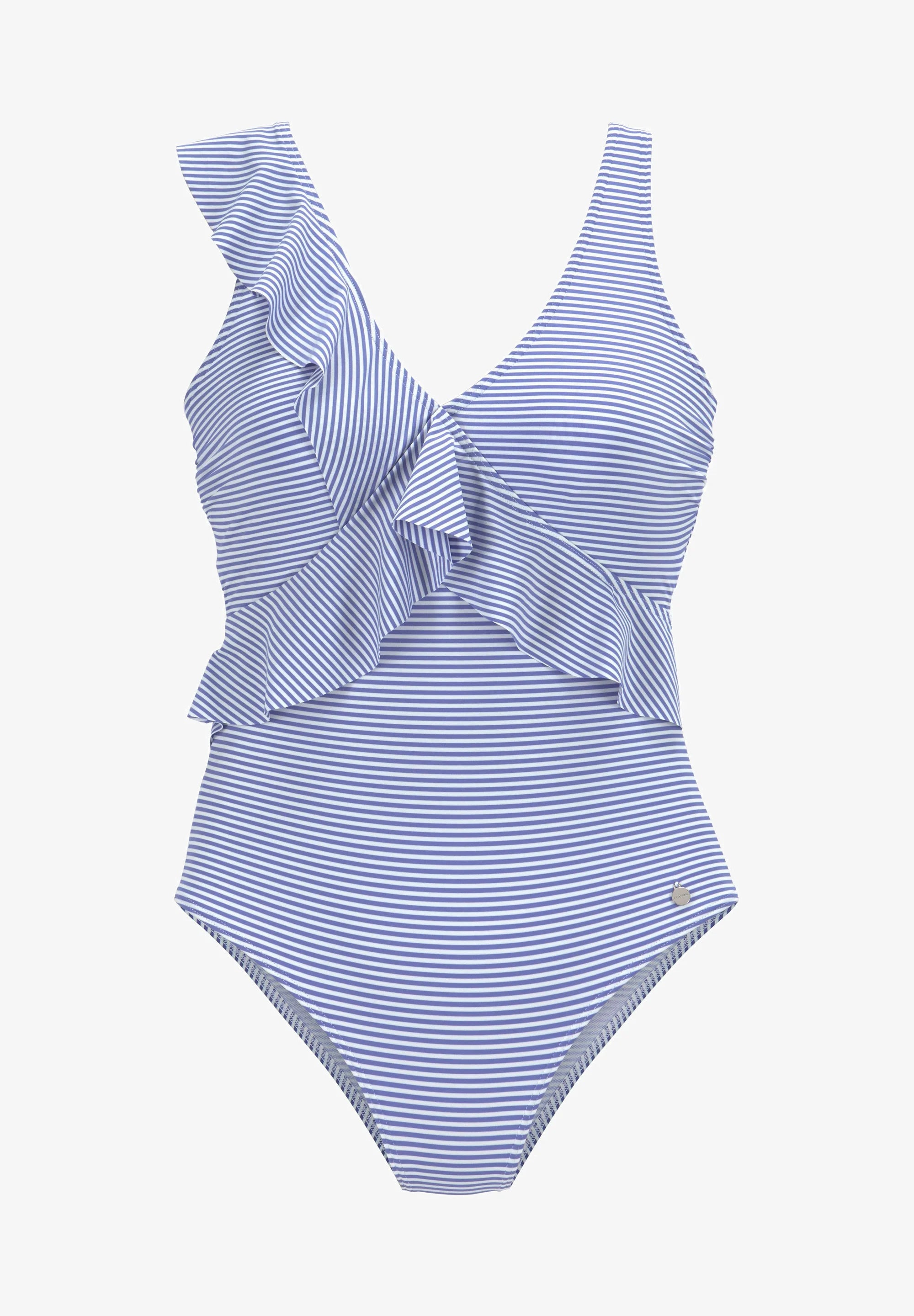 Costume da bagno classico LASCANA – Blu, Bianco