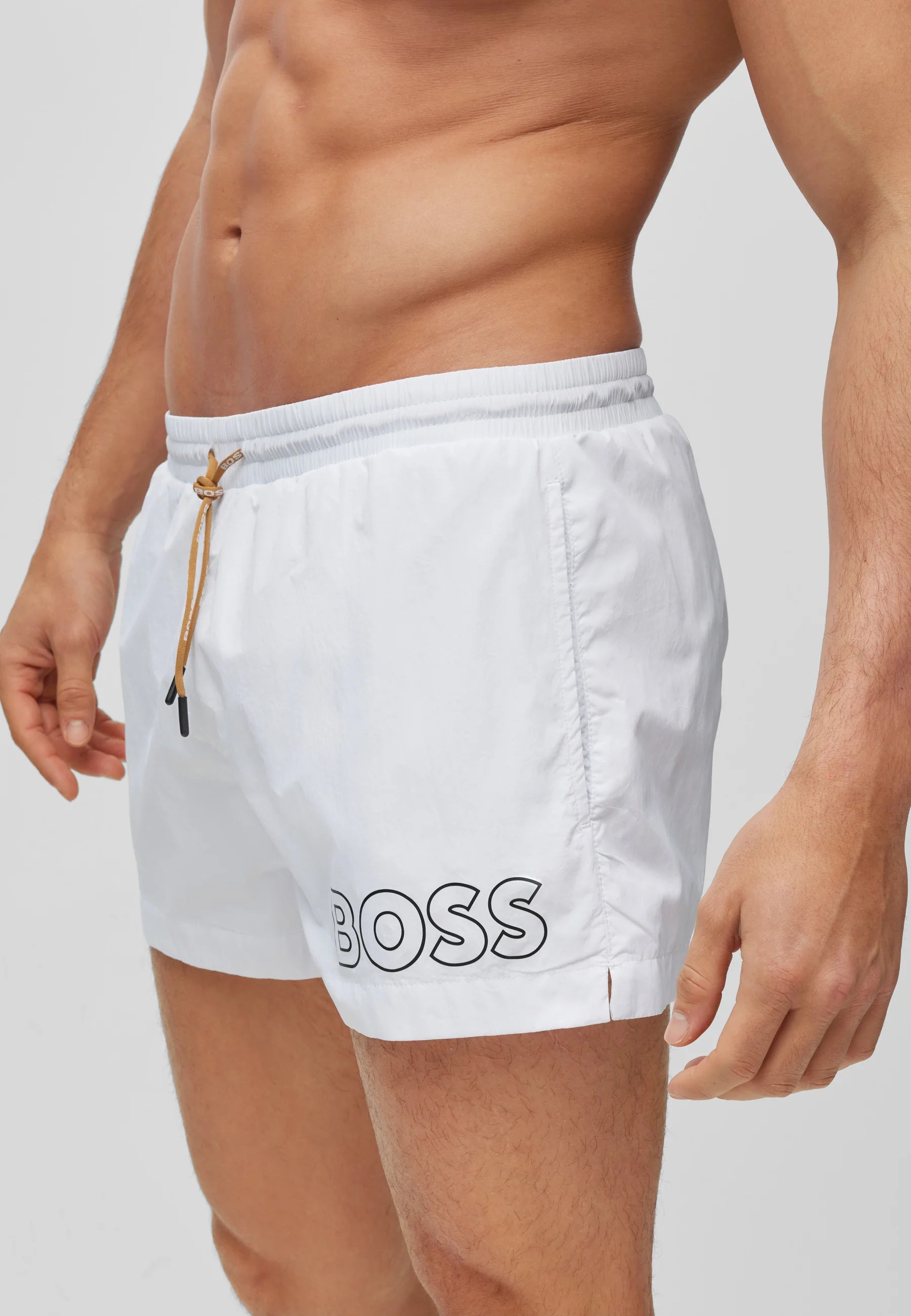 Short de bain BOSS Mooneye – Blanc