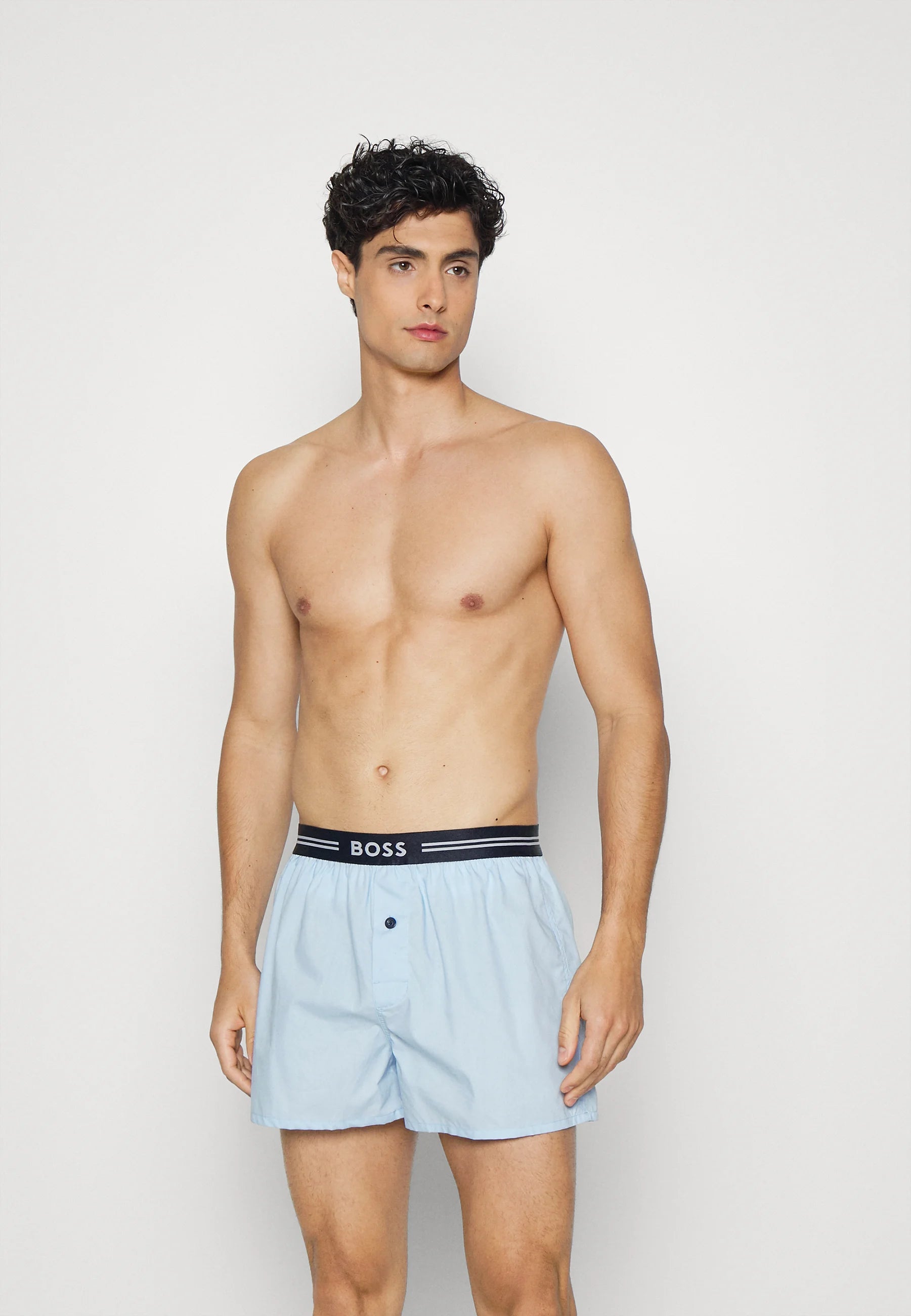 BOSS Lot de 3 boxers – Bleu foncé