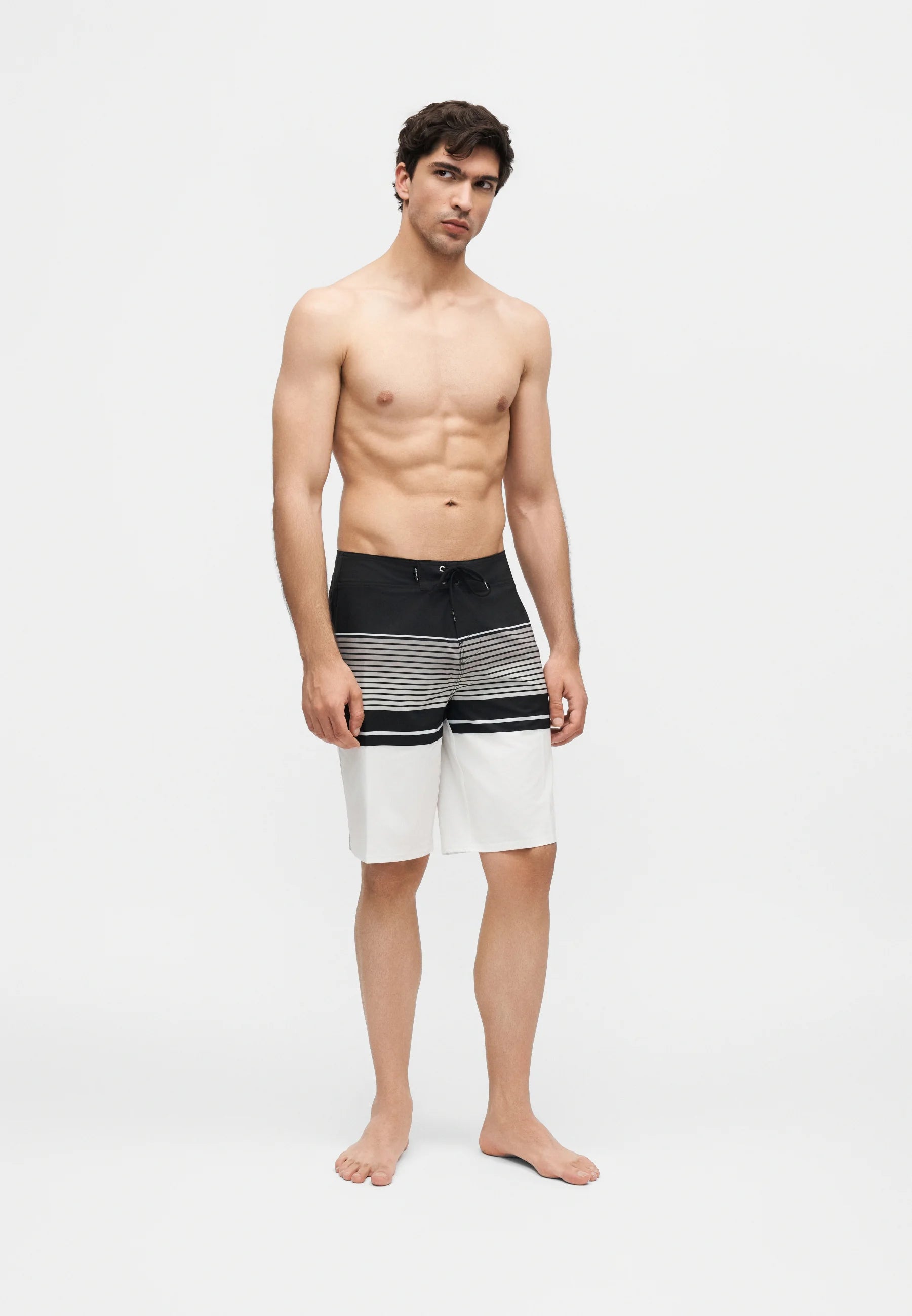 Short de bain O'Neill Lennox Stripe - Blanc