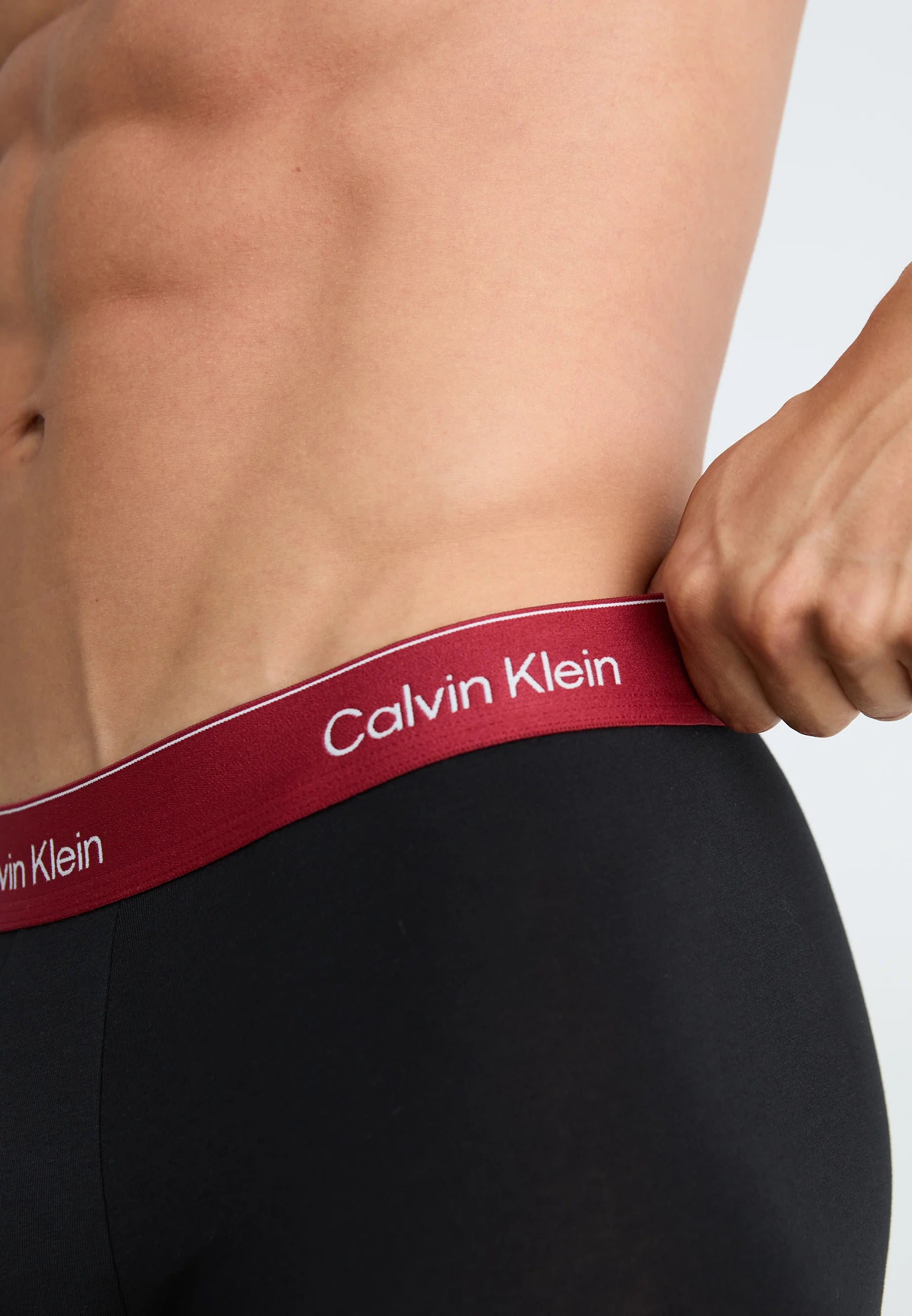 Calvin Klein Icon Cotton Stretch Briefs – 3 Pack – Black, Fall Berry, Frozen