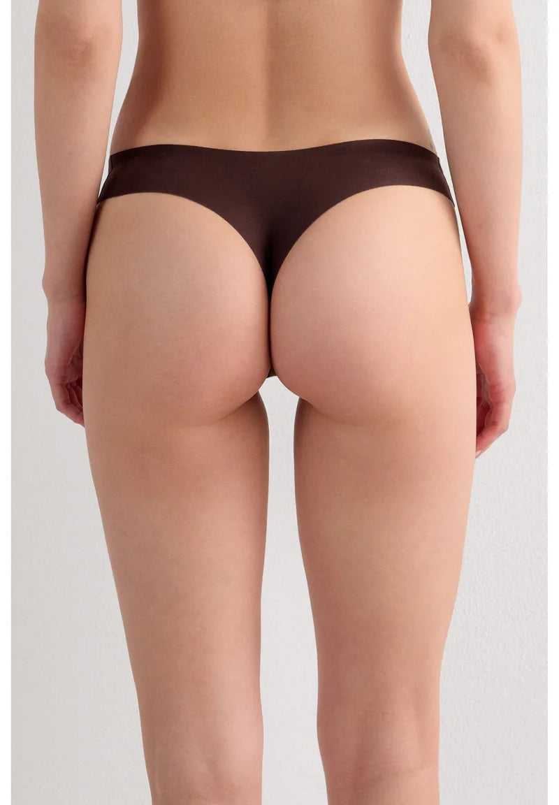 Intimissimi String Brésilien Sans Couture – Marron