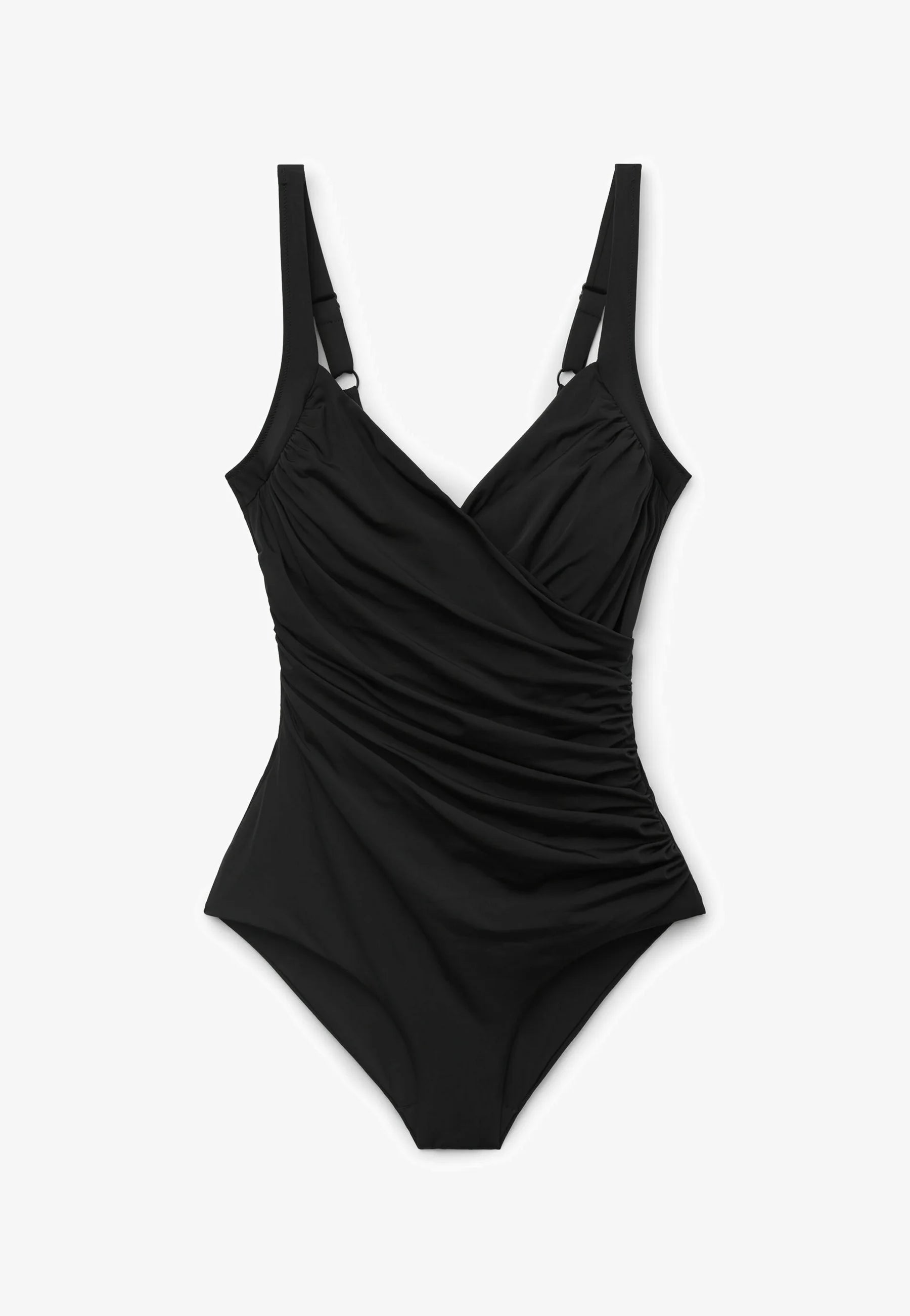 Maillot de bain galbant drapé élégant Calzedonia – Noir