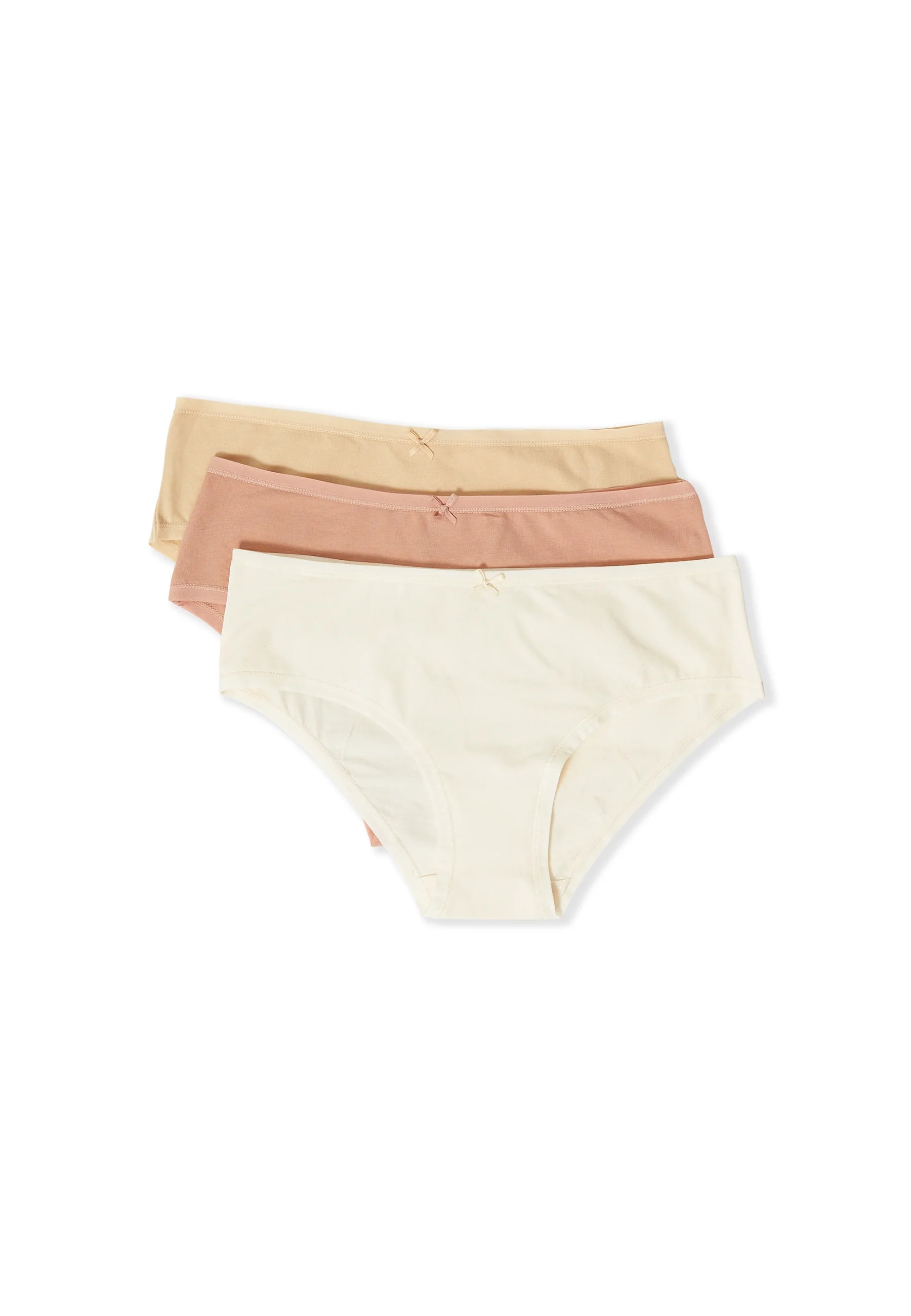 Etam Jack Slips – 3er-Pack, Nude