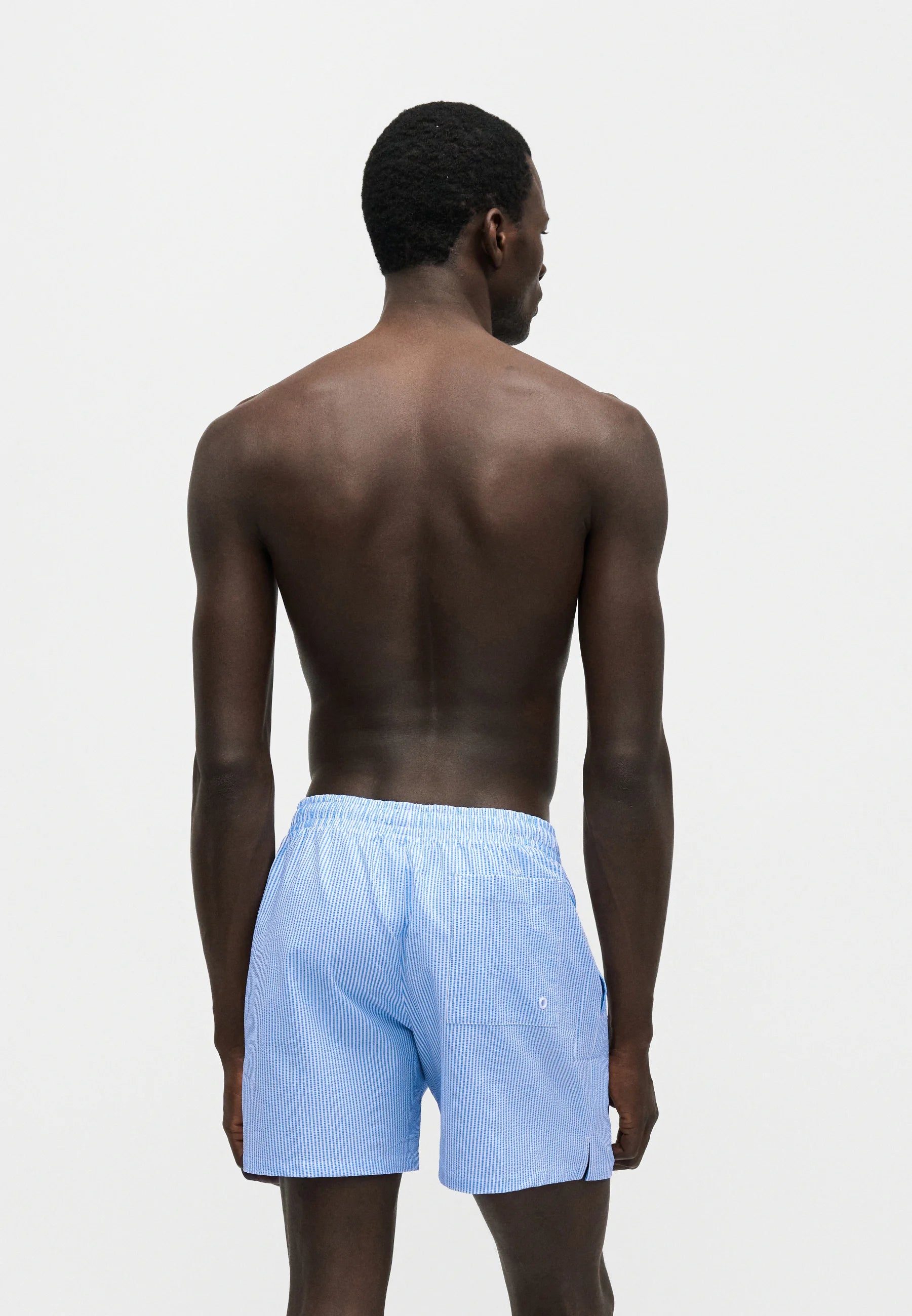 Short de bain Nike Swim Breaker Ripple Texture Volley - Cristal bleu