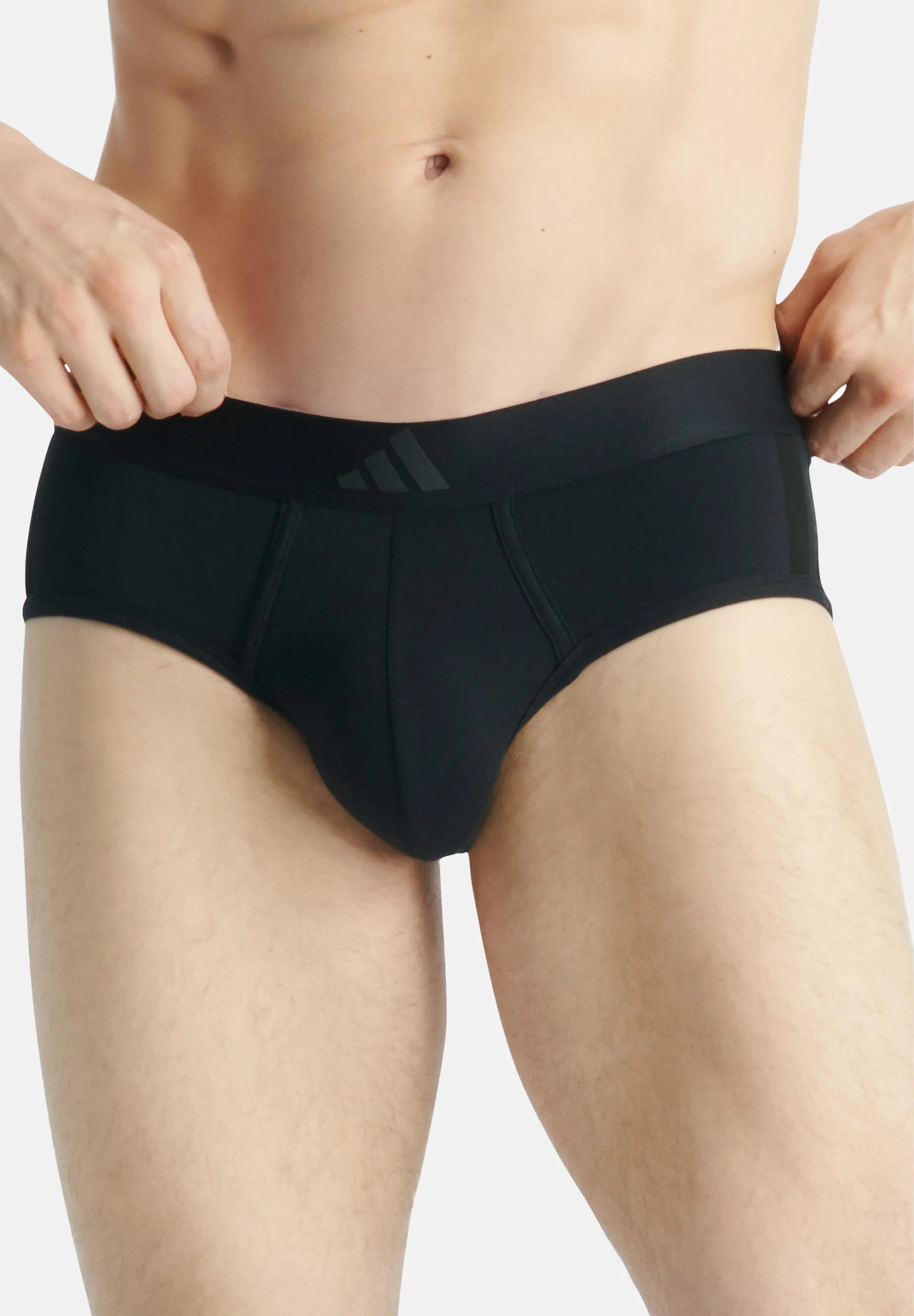 Adidas Sportswear Active Flex 3 Stripes 4 Pack Briefs – Black