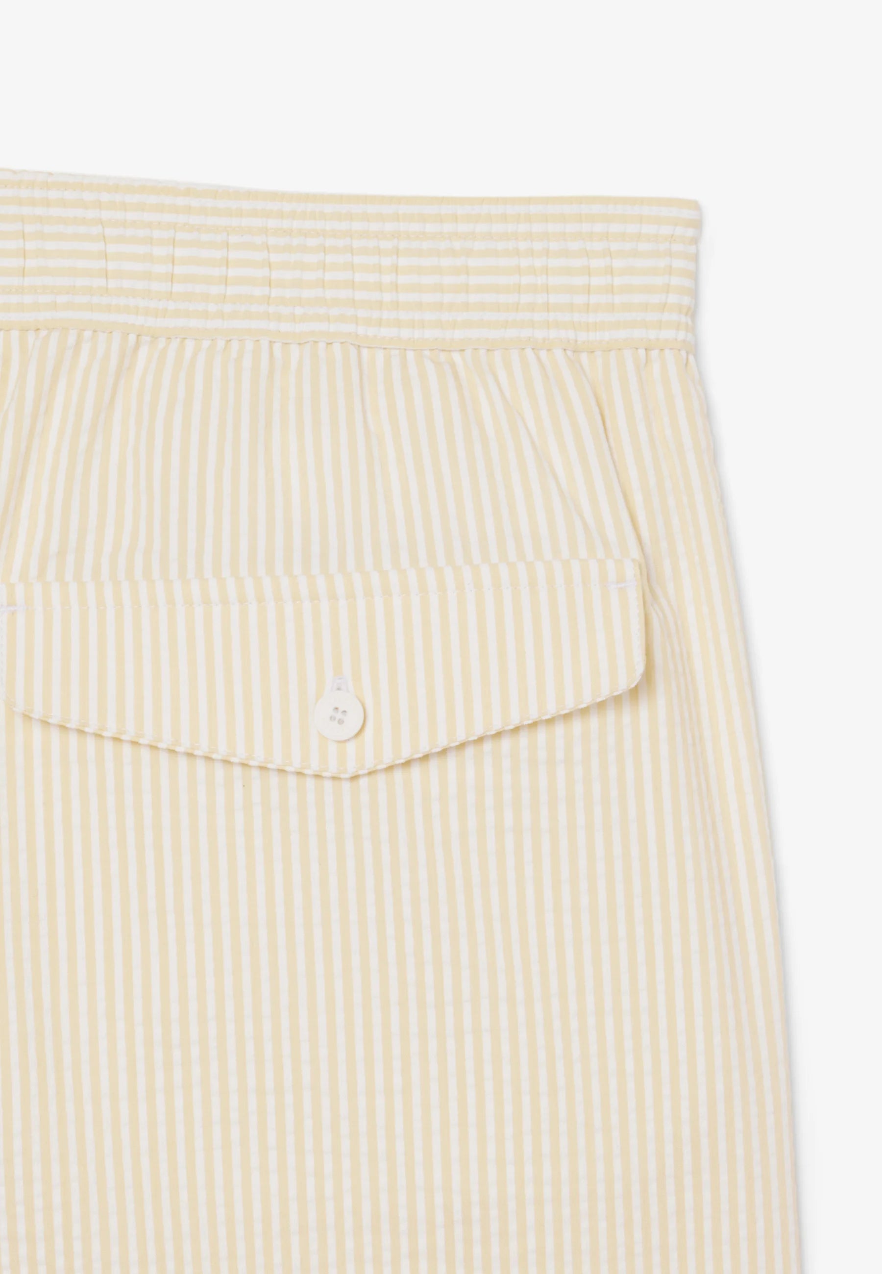 Lacoste Swim Shorts – Blanc, Jaune IY
