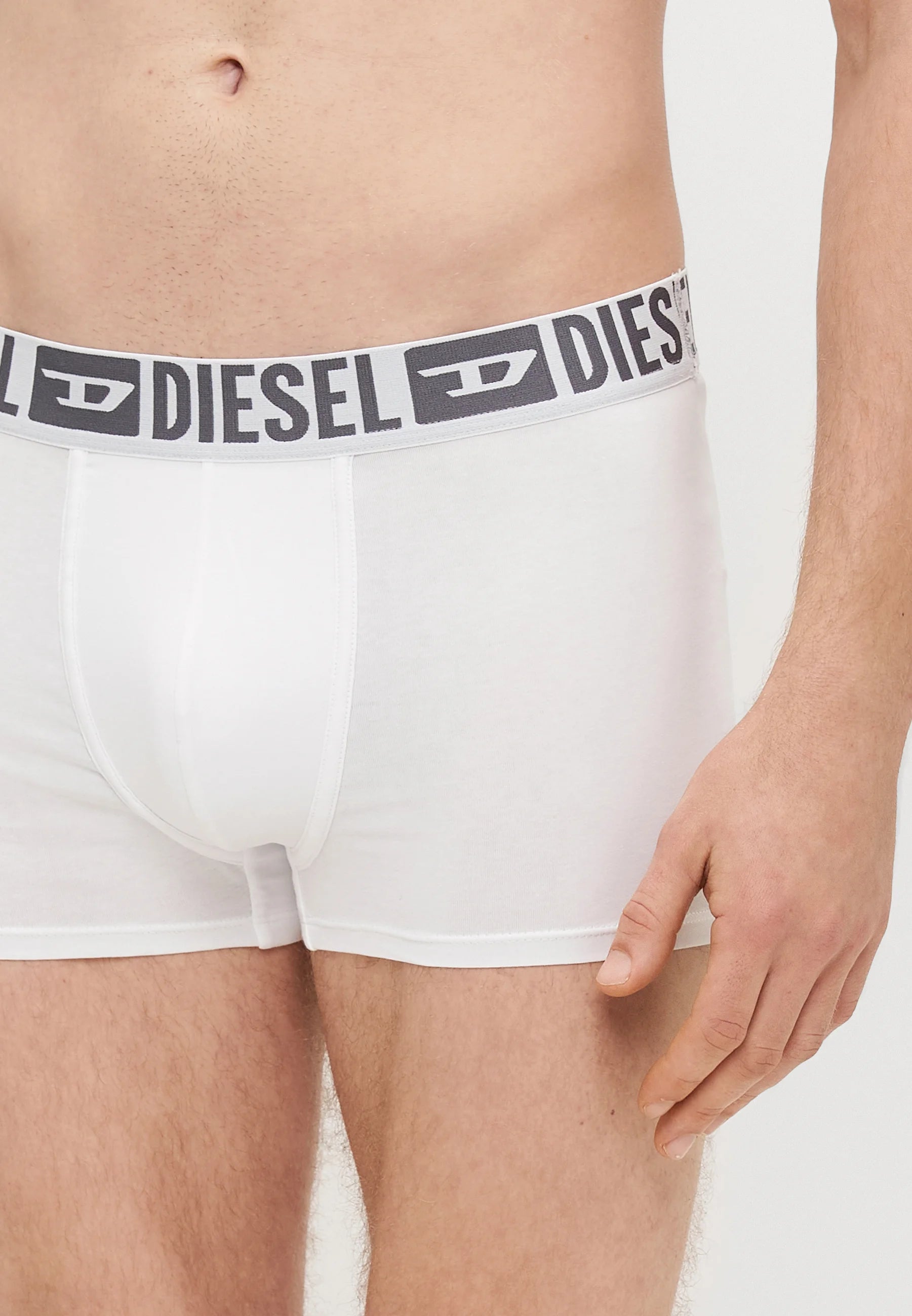 3-pakowe spodenki Diesel Mike Core – białe, czarne, szare
