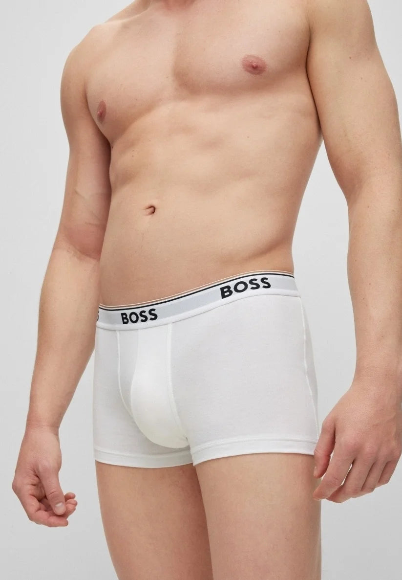 Boxerky BOSS 6P Power – bílé