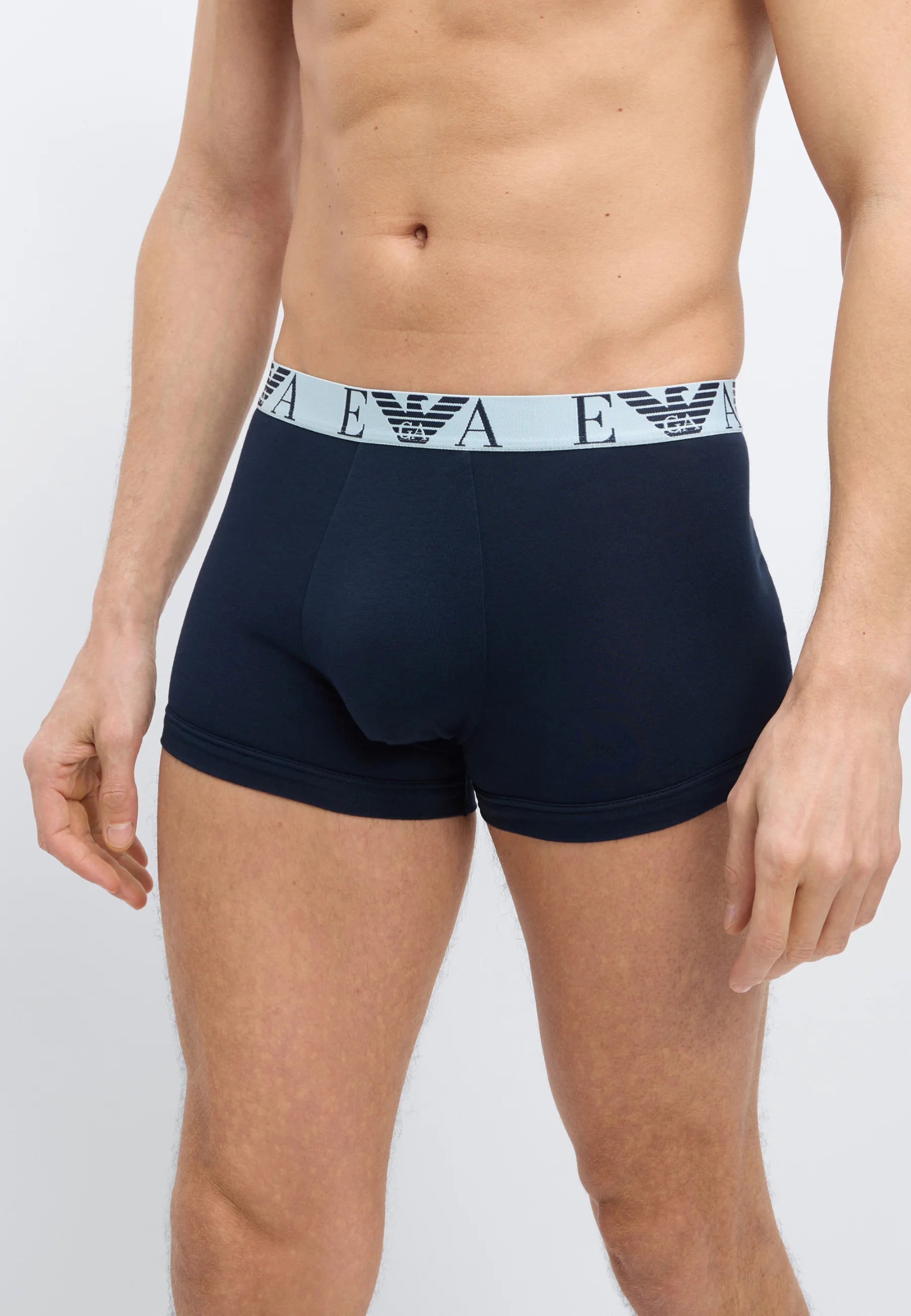 Lot de 6 boxers Emporio Armani BOLD Monogram – Noir, Gris, Blanc, Bleu