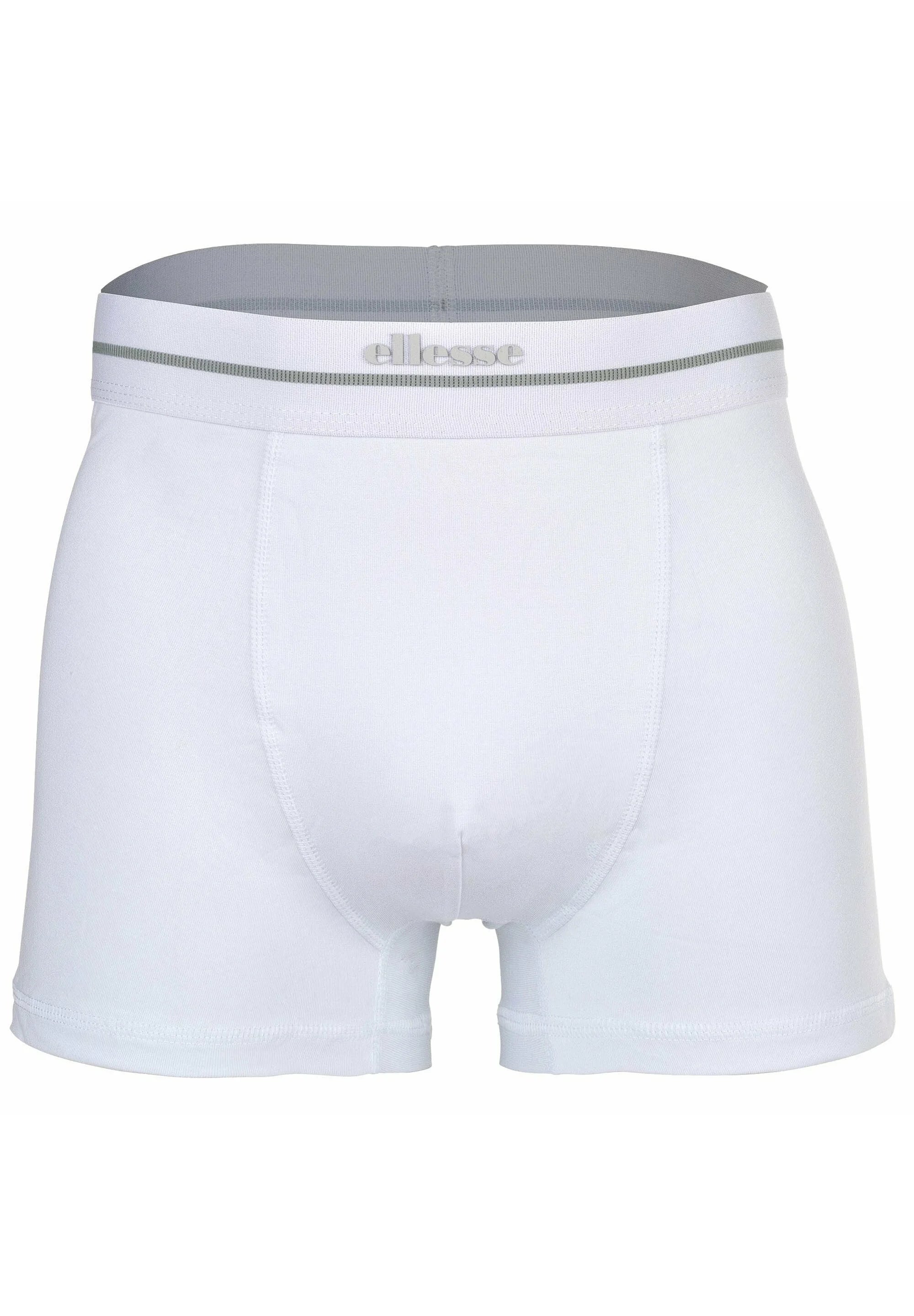 Ellesse Ambria 6 Pack Trunks – Black, White, Grey