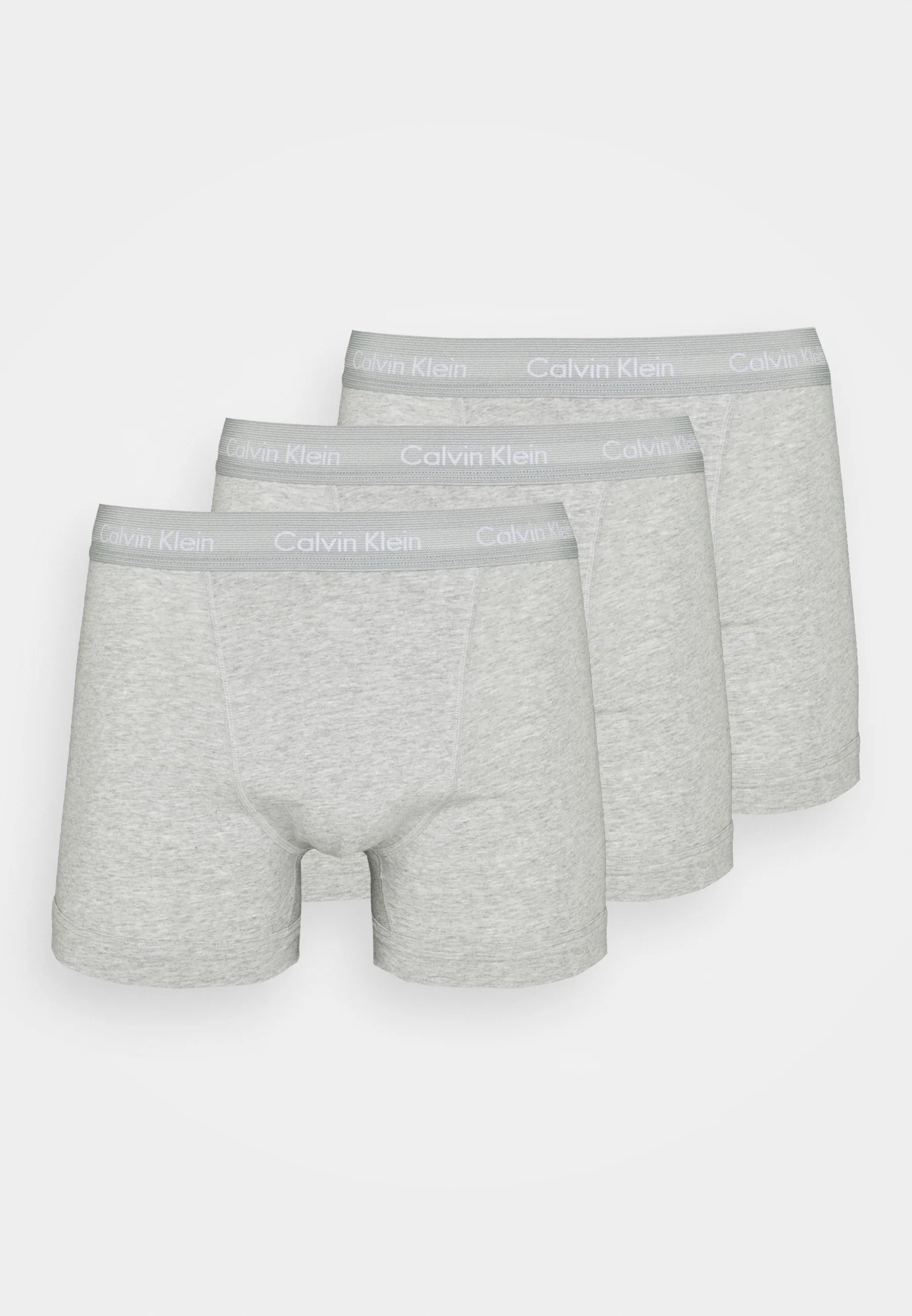 Calvin Klein Cotton Stretch Trunks – 3 Pack – Grey Heather