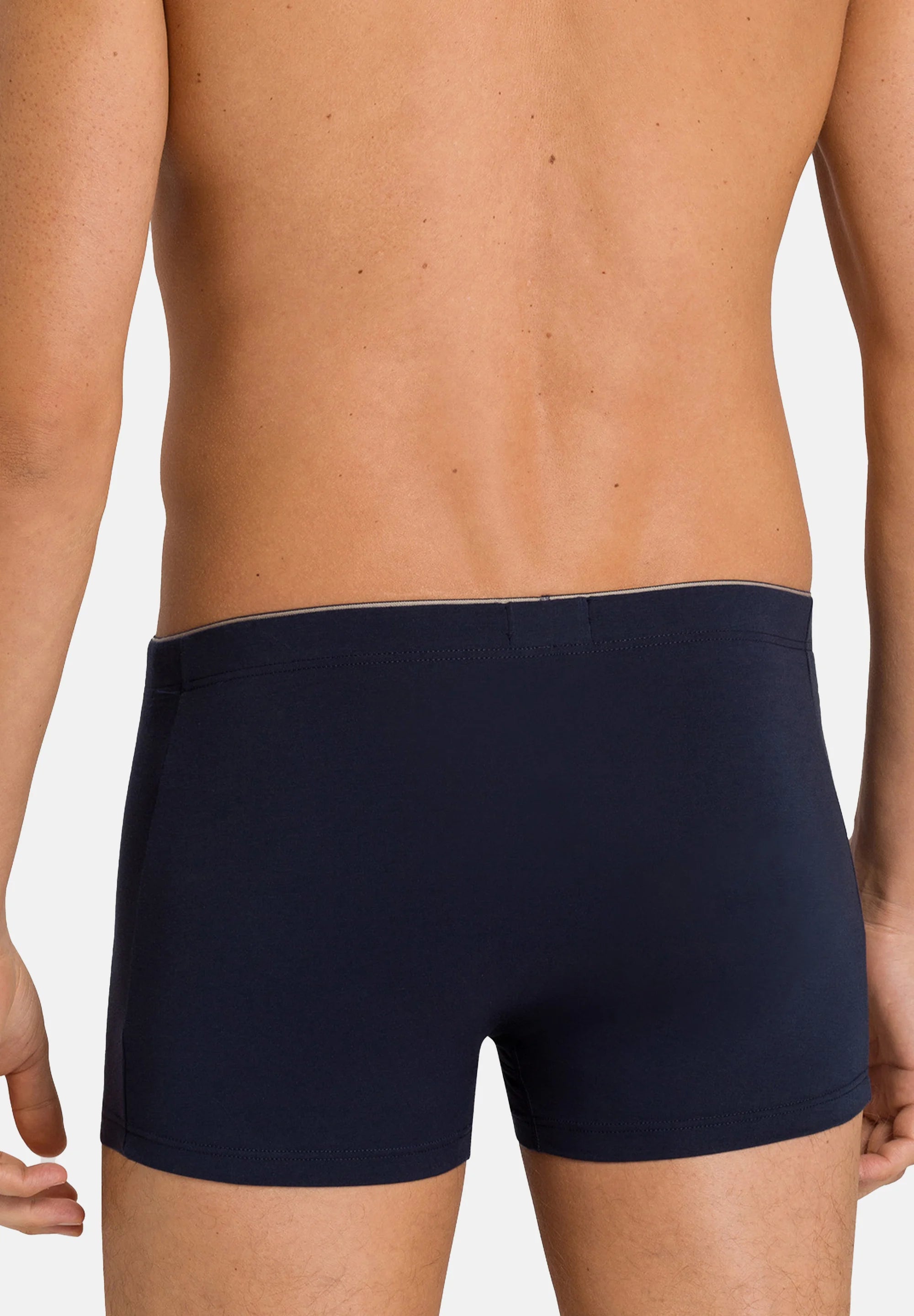 HANRO 2 Pack Cotton Stretch Trunks – Midnight Navy