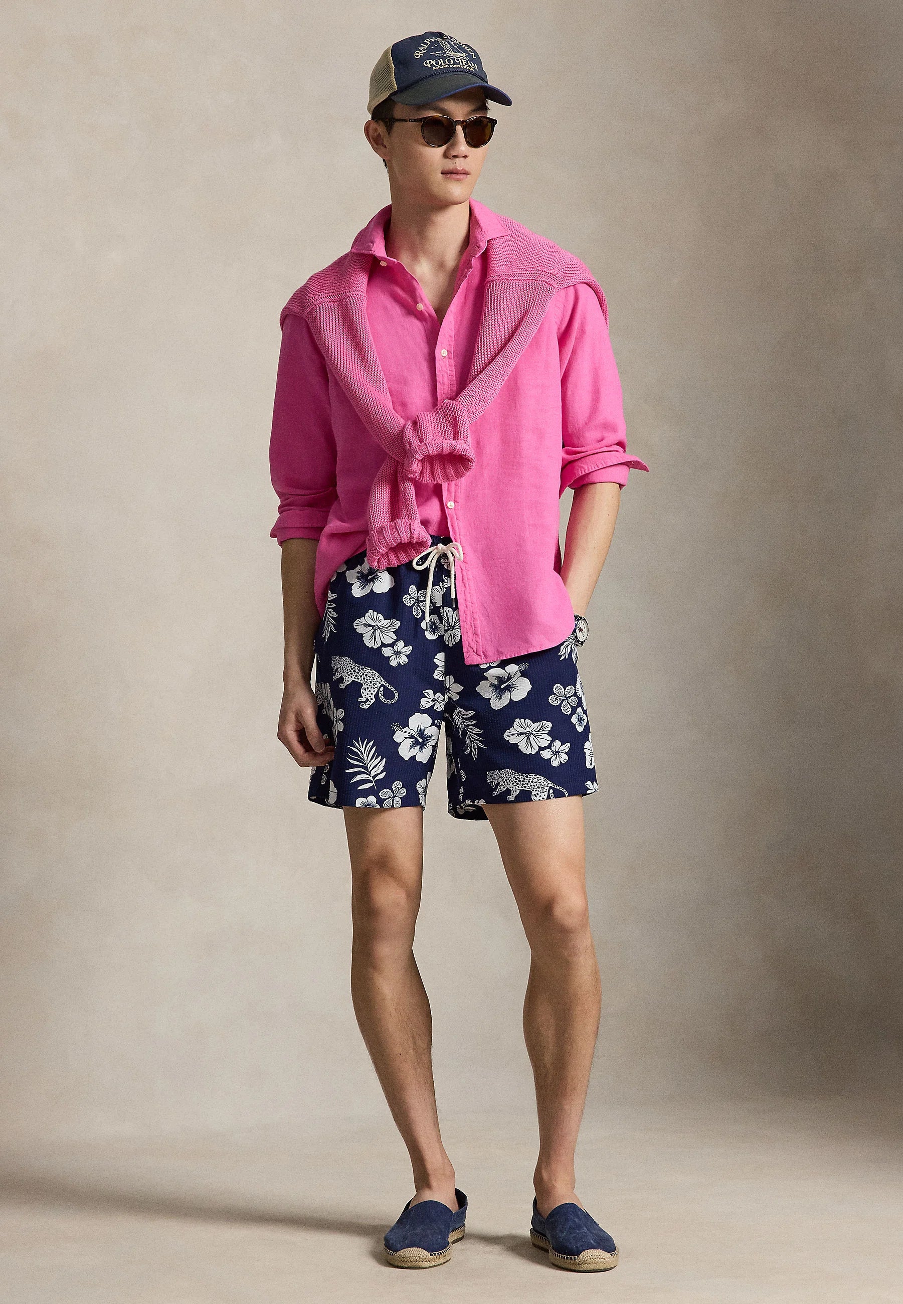 Pantaloncini da bagno Polo Ralph Lauren Traveller blu scuro - Blu scuro