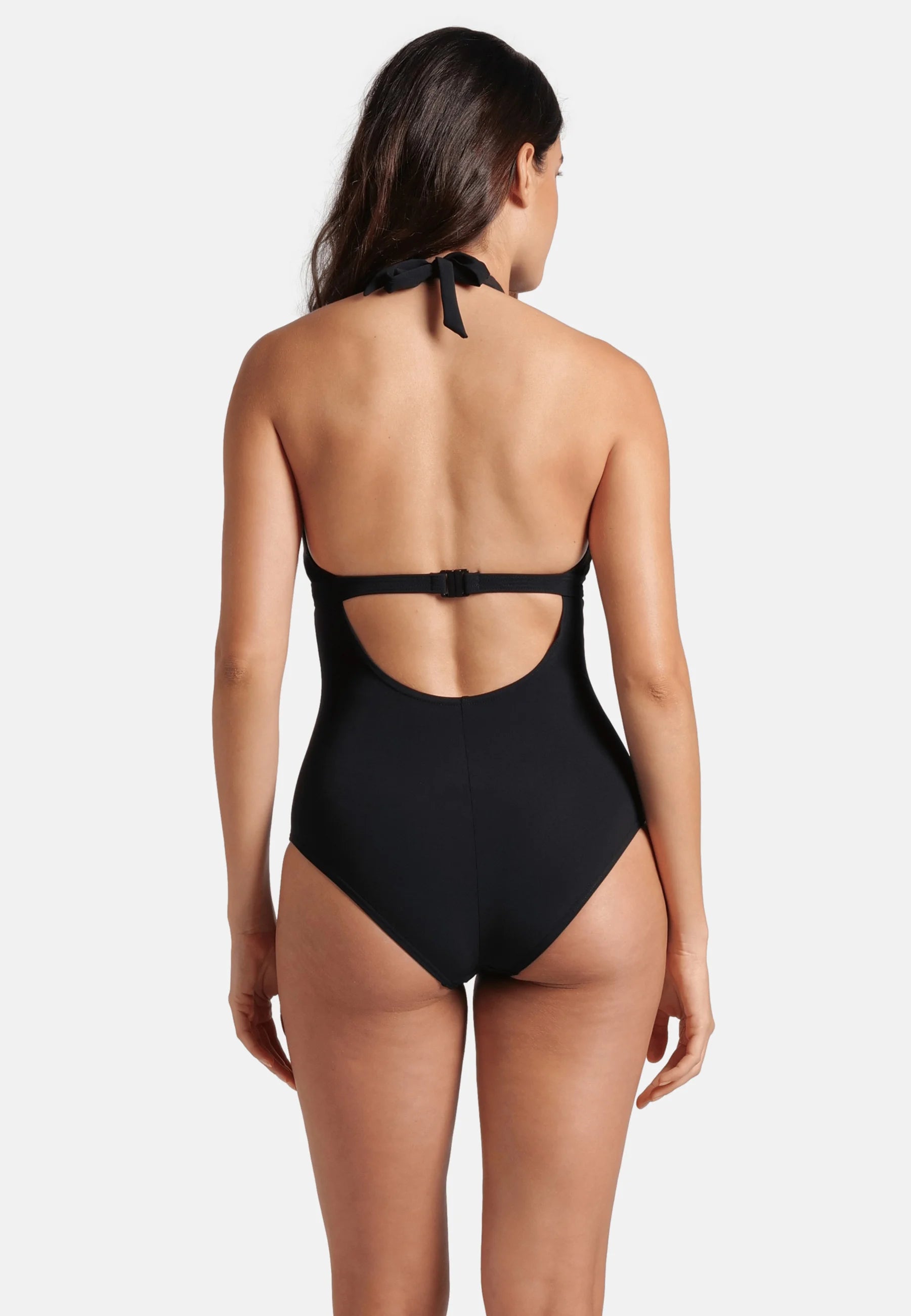 Arena Shapewear Alessia B-Cup Einteiliger Badeanzug – Schwarz