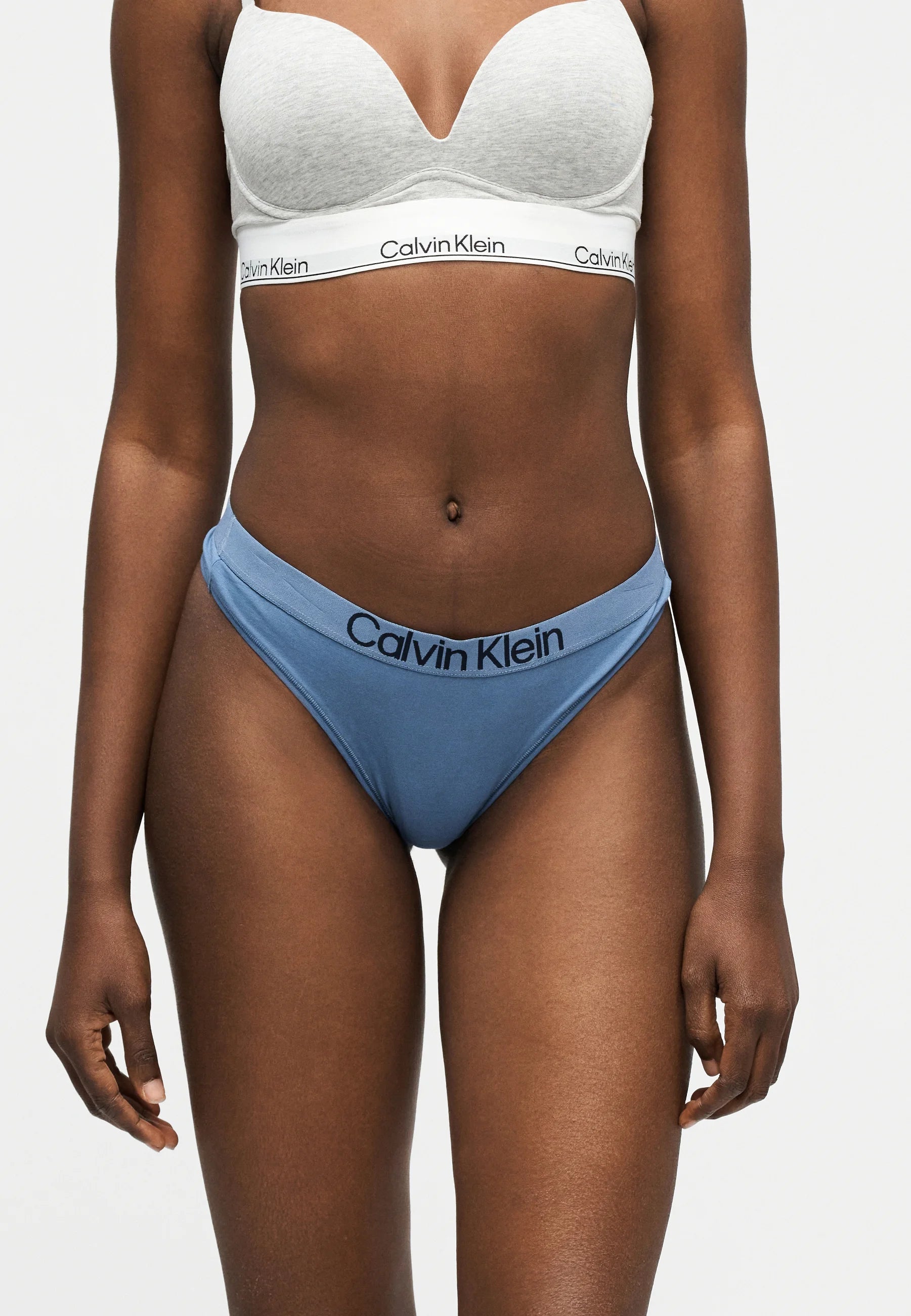 Calvin Klein Extra Soft 5-Pack Thongs – Shoreline, White, Grey, Blue