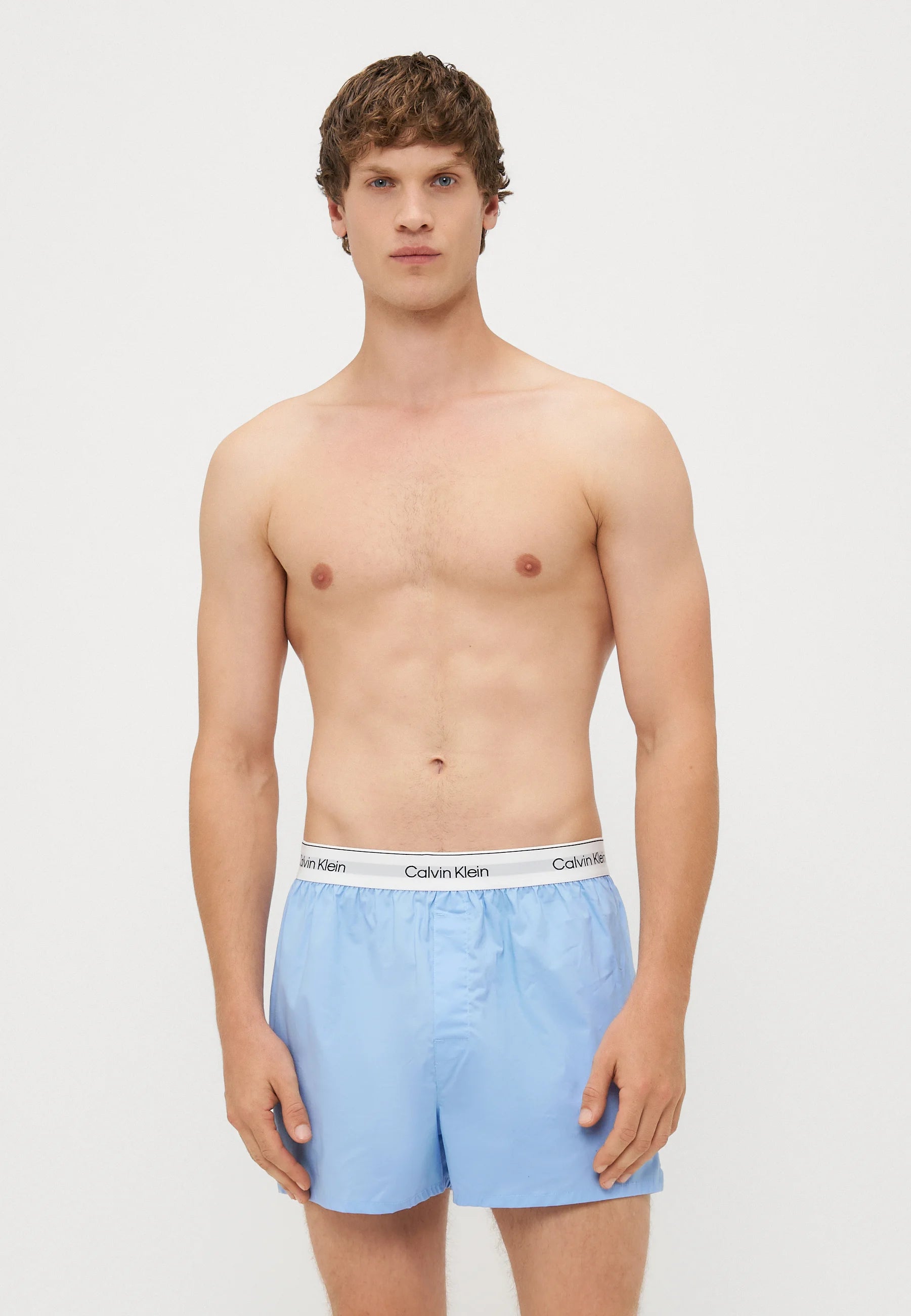 Calvin Klein Icon Cotton Stretch Slim Boxershorts – 3er-Pack – Turf, Grün