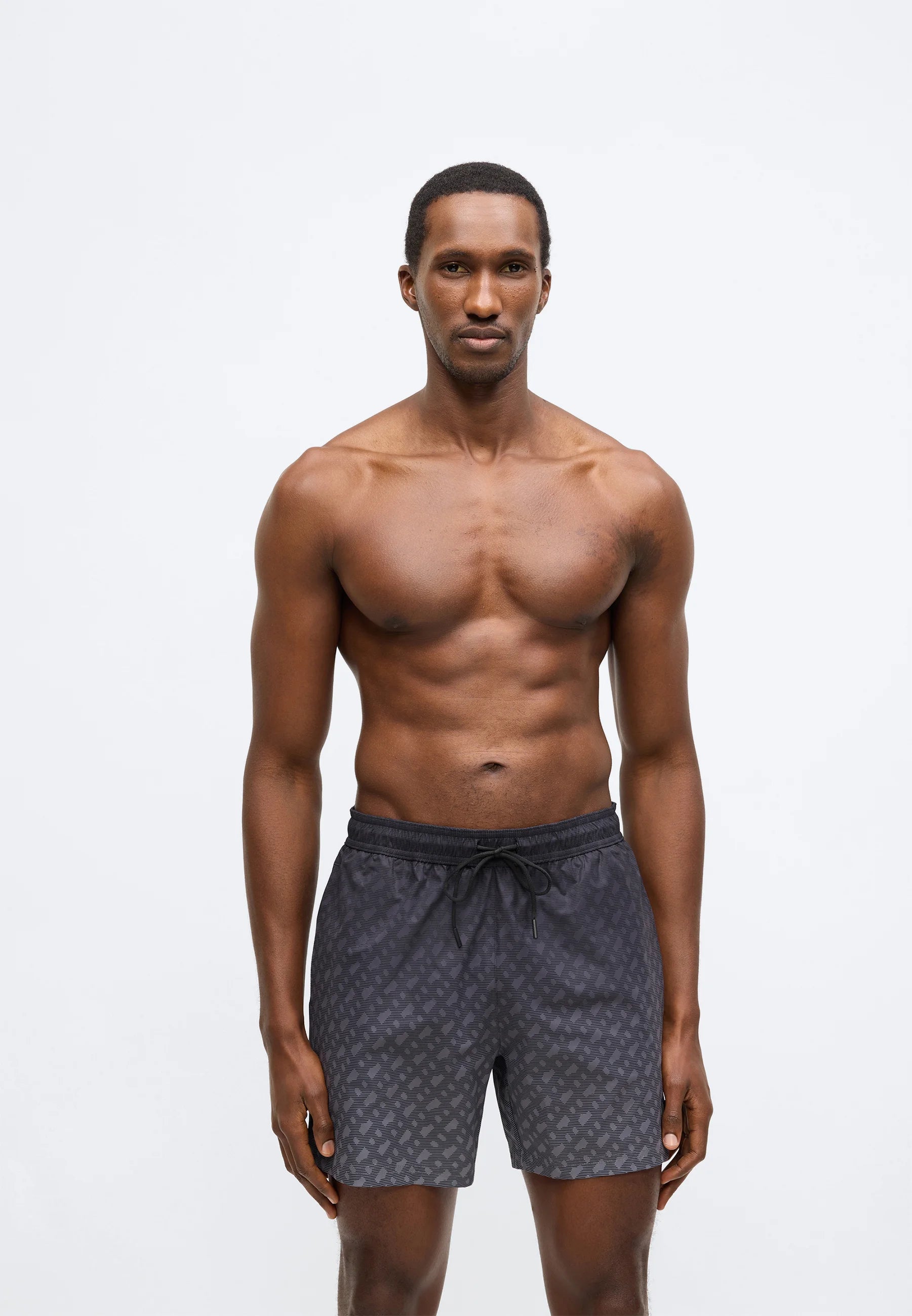 Short de bain BOSS Vale – Gris foncé