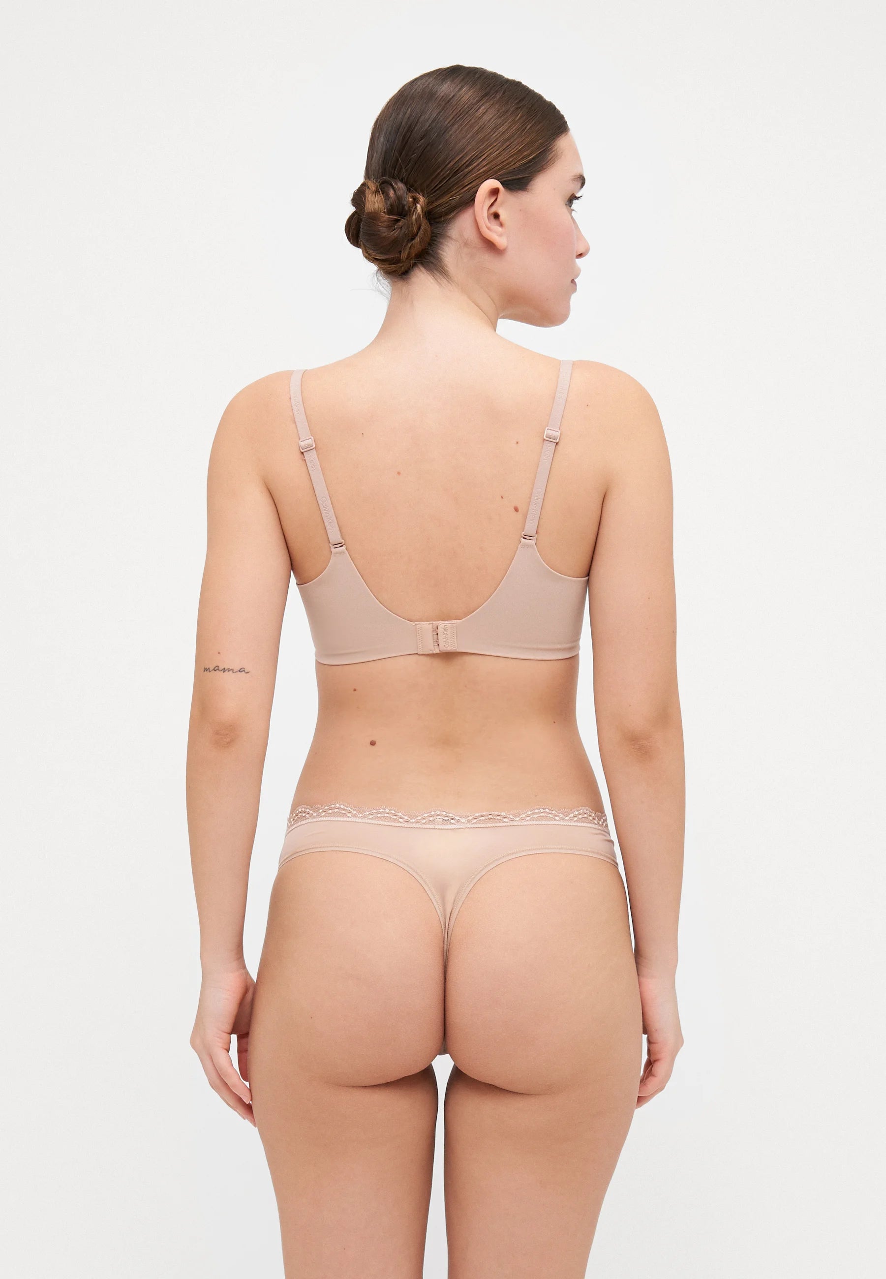 Calvin Klein Microfiber Stretch Thong – Cedar