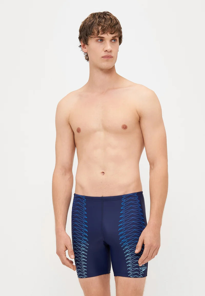 Speedo Duo Logo Mid Jammer – Blu scuro, Blu zucchero