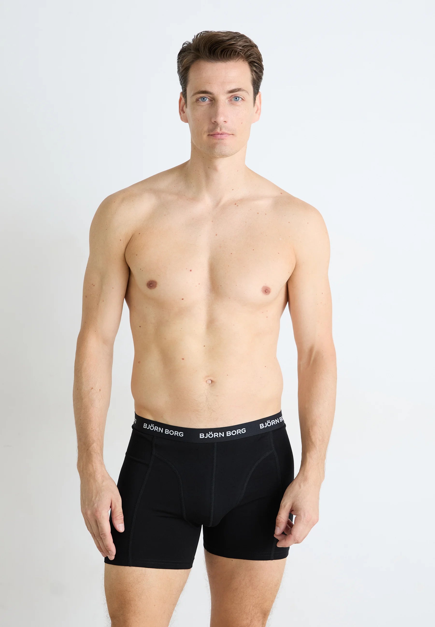 Björn Borg Stretch Boxer 5 Pack – Boxer Briefs – Black, Blue, Grey