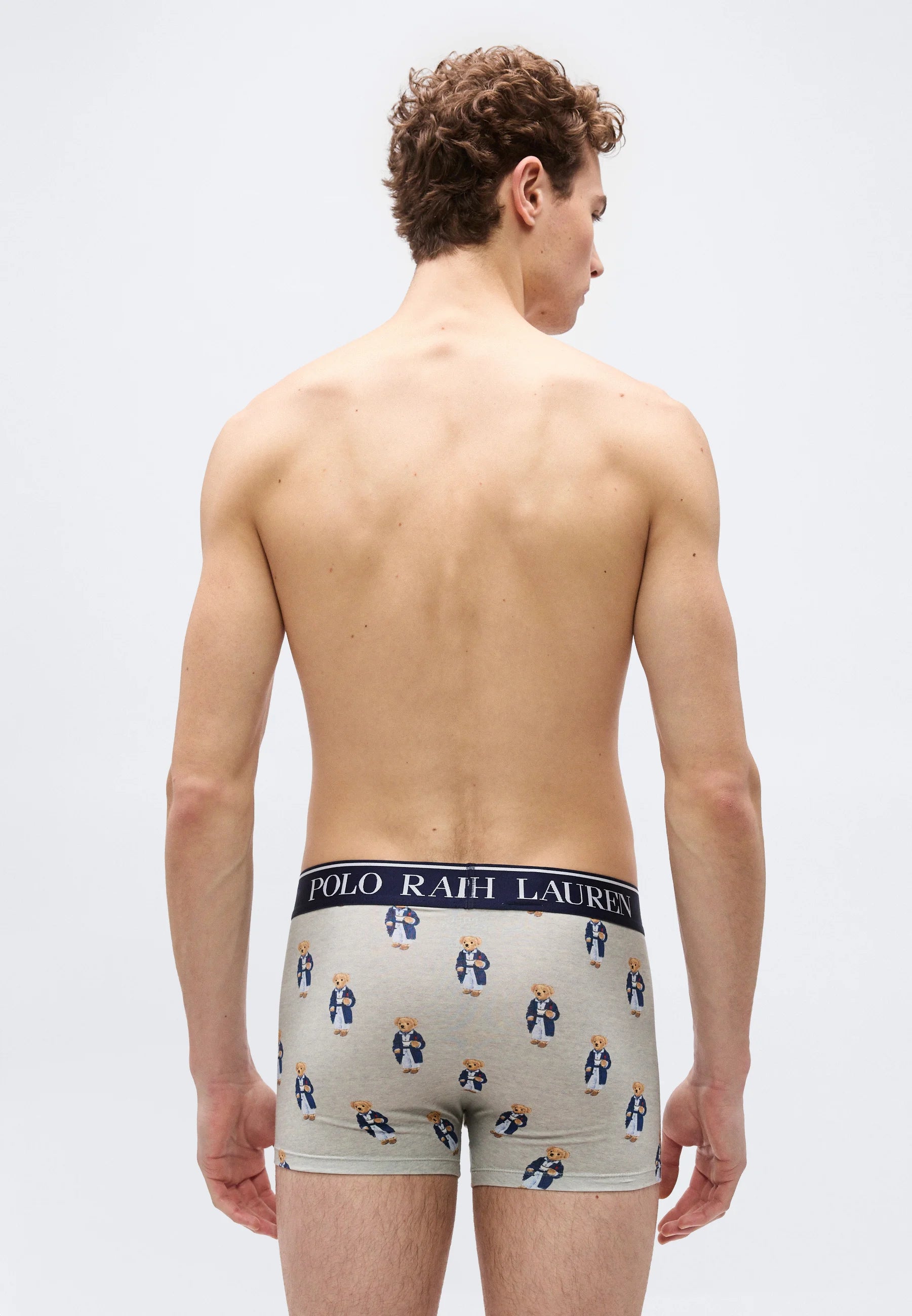 Polo Ralph Lauren Cotton Stretch Trunks – Low Rise – 2 Pack – Navy, Taylor Heather