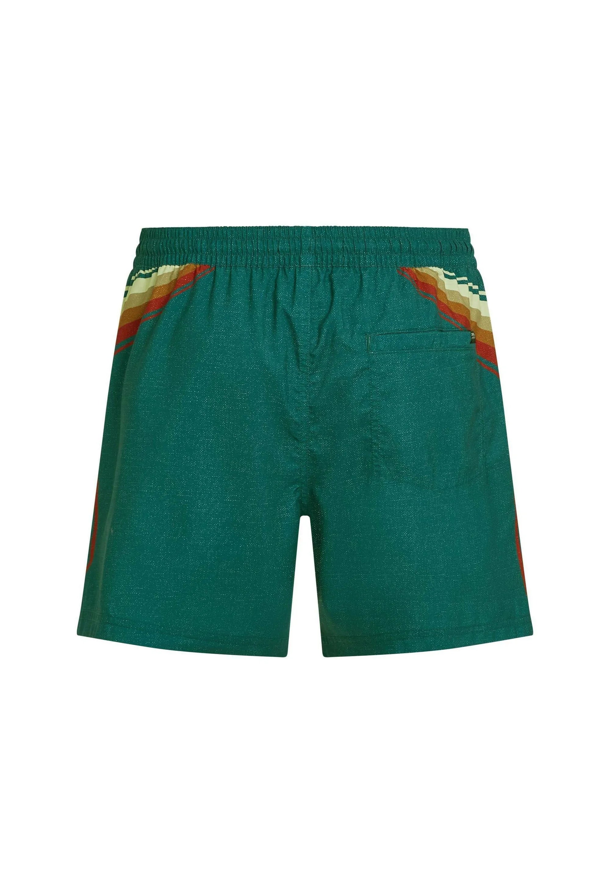 O’Neill Originals Longboard 15 Swim Trunks – Green Originals Sideburns