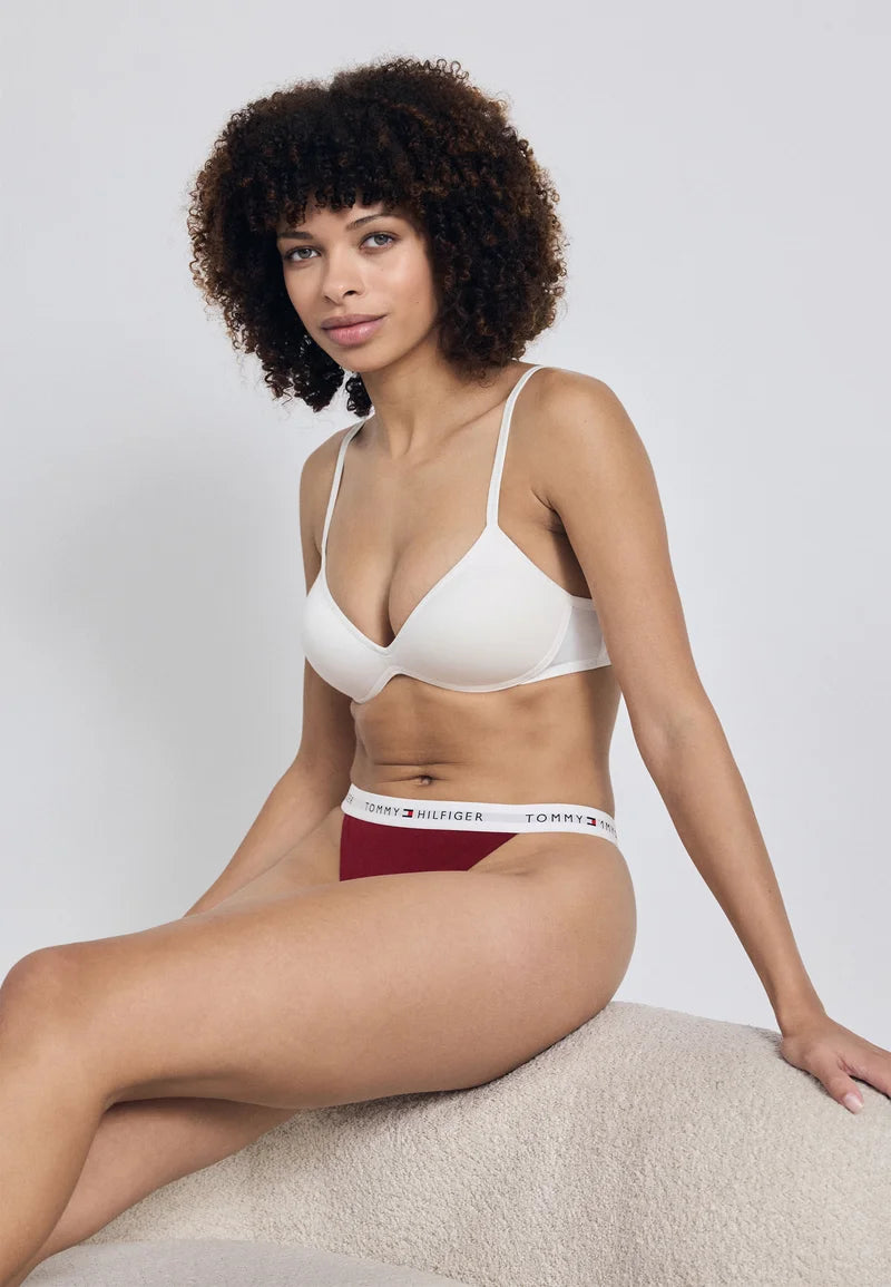 Tommy Hilfiger Thong 3-Pack – Black, Rouge, Burgundy