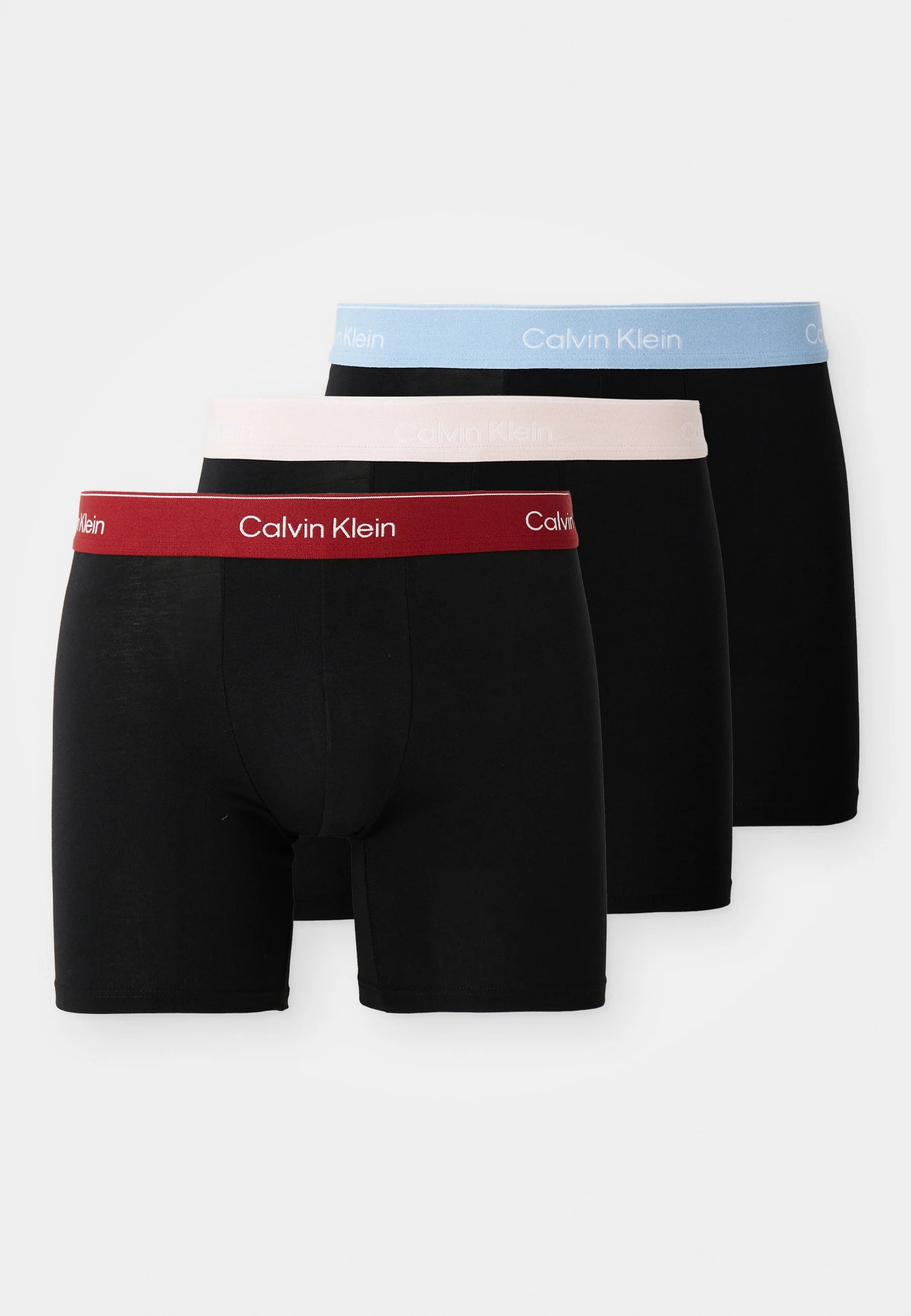 Calvin Klein Icon Cotton Stretch Briefs – 3 Pack – Black, Fall Berry, Frozen