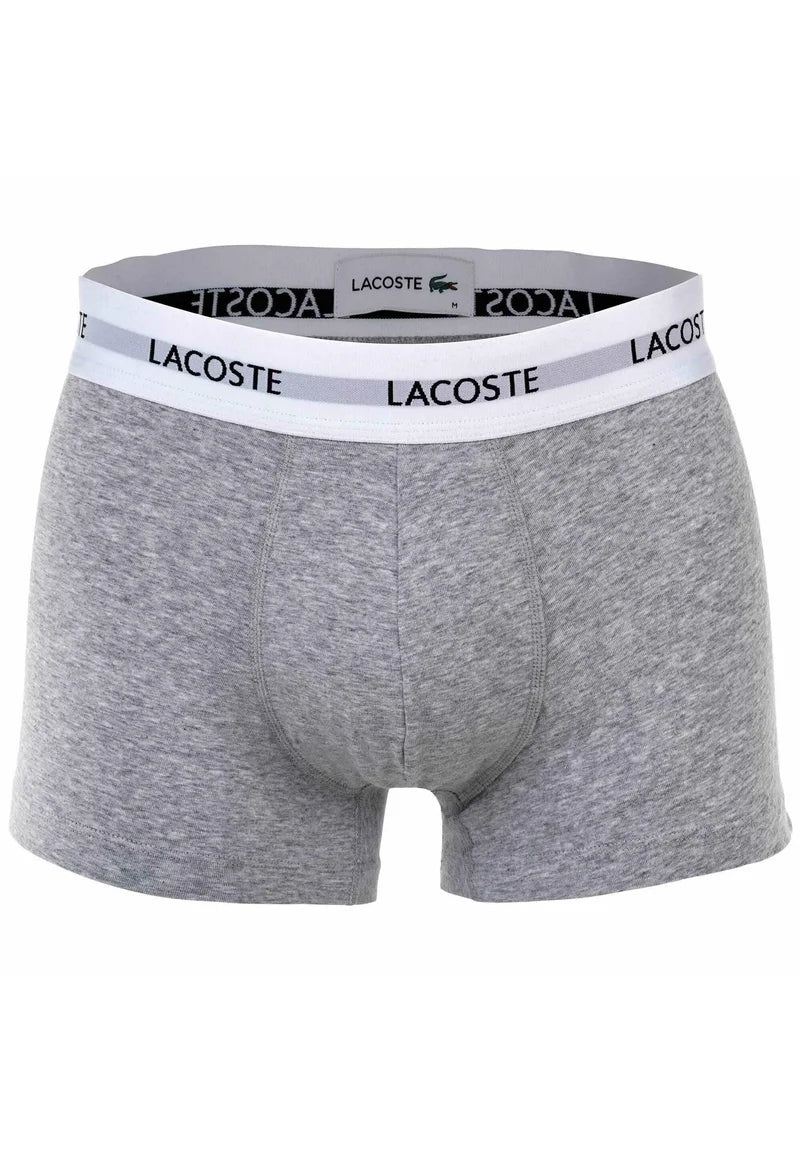 Lacoste 6 Pack Stretch Logo pasový pás – černá, bílá, šedá