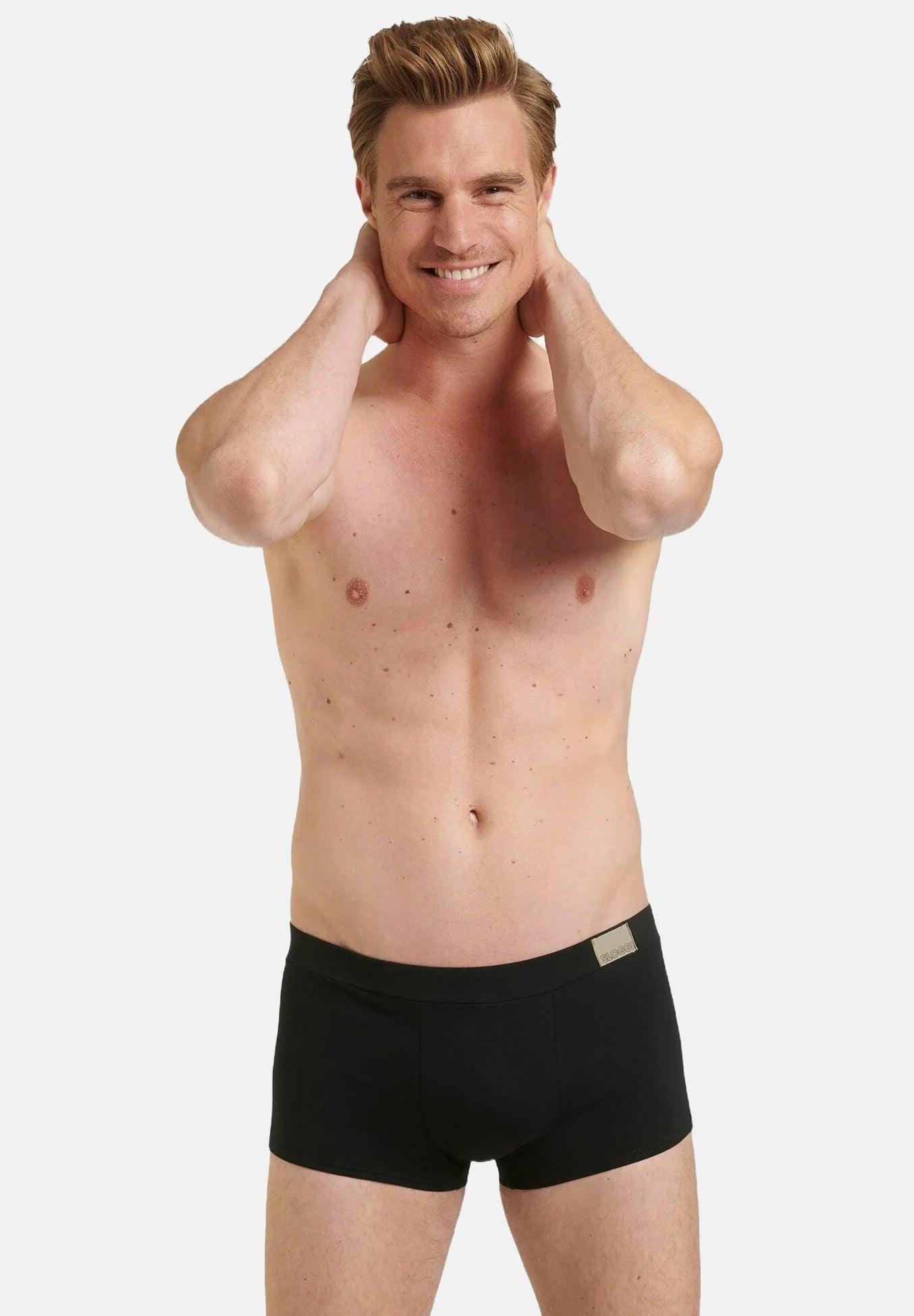 Sloggi GO Stretch Trunks 4 Pack – Black
