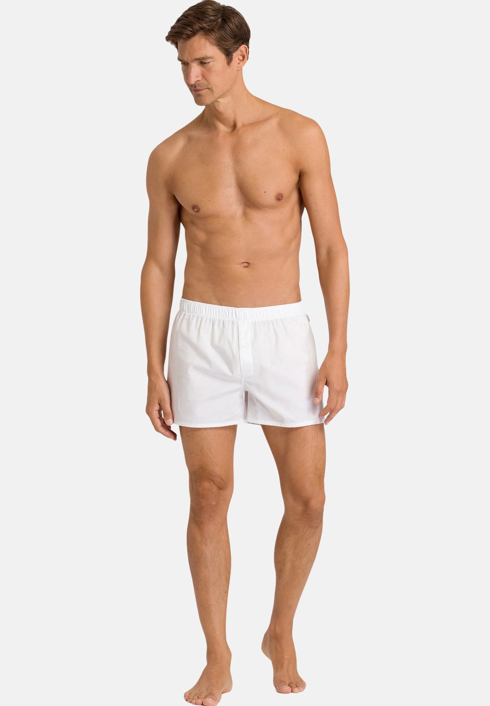 HANRO 2 Pack Boxer Shorts – White
