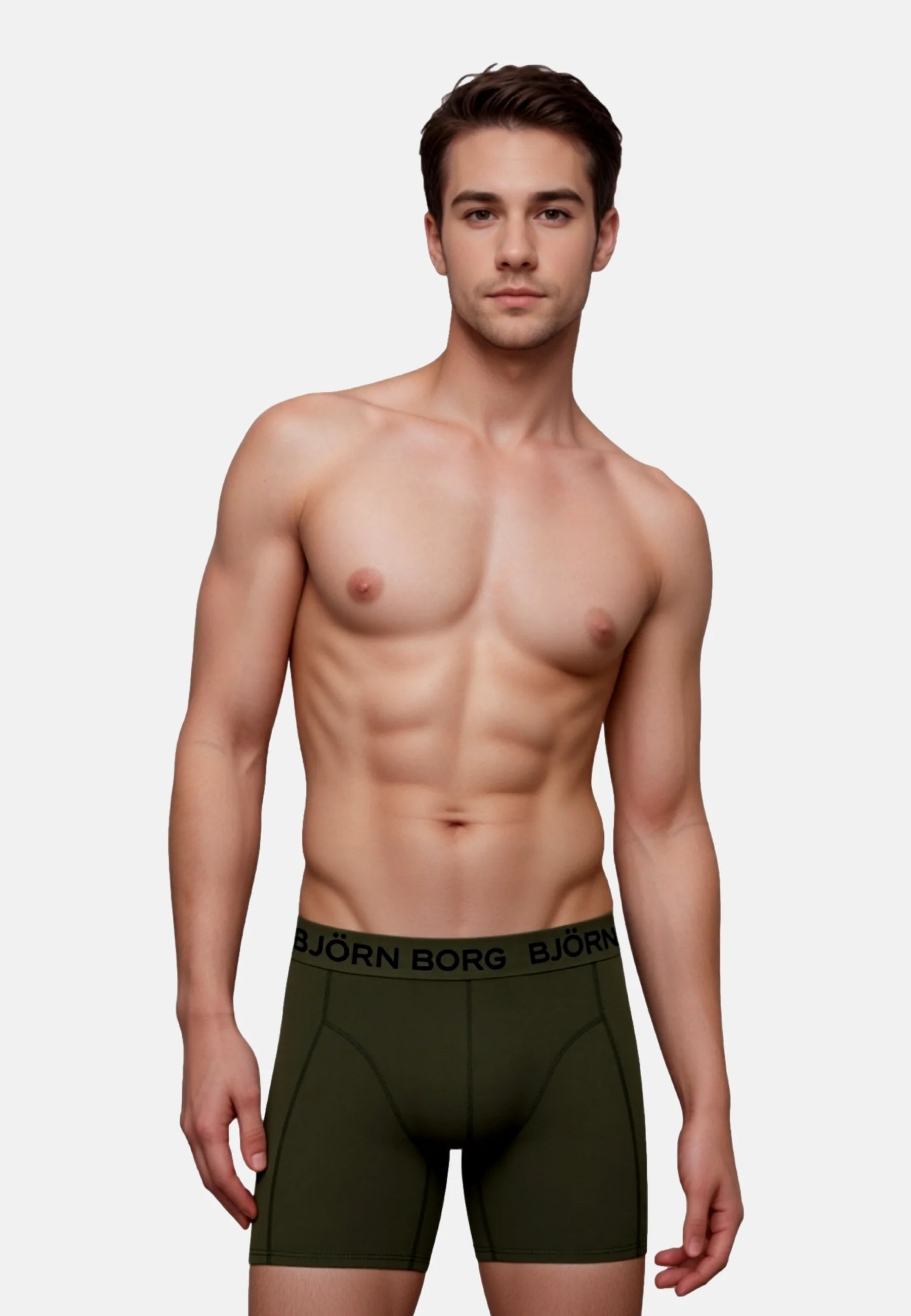 Björn Borg Lot de 3 boxers – Vert, Noir