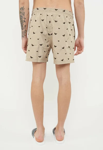 Emporio Armani EA7 Badeshorts – Taupe Choco