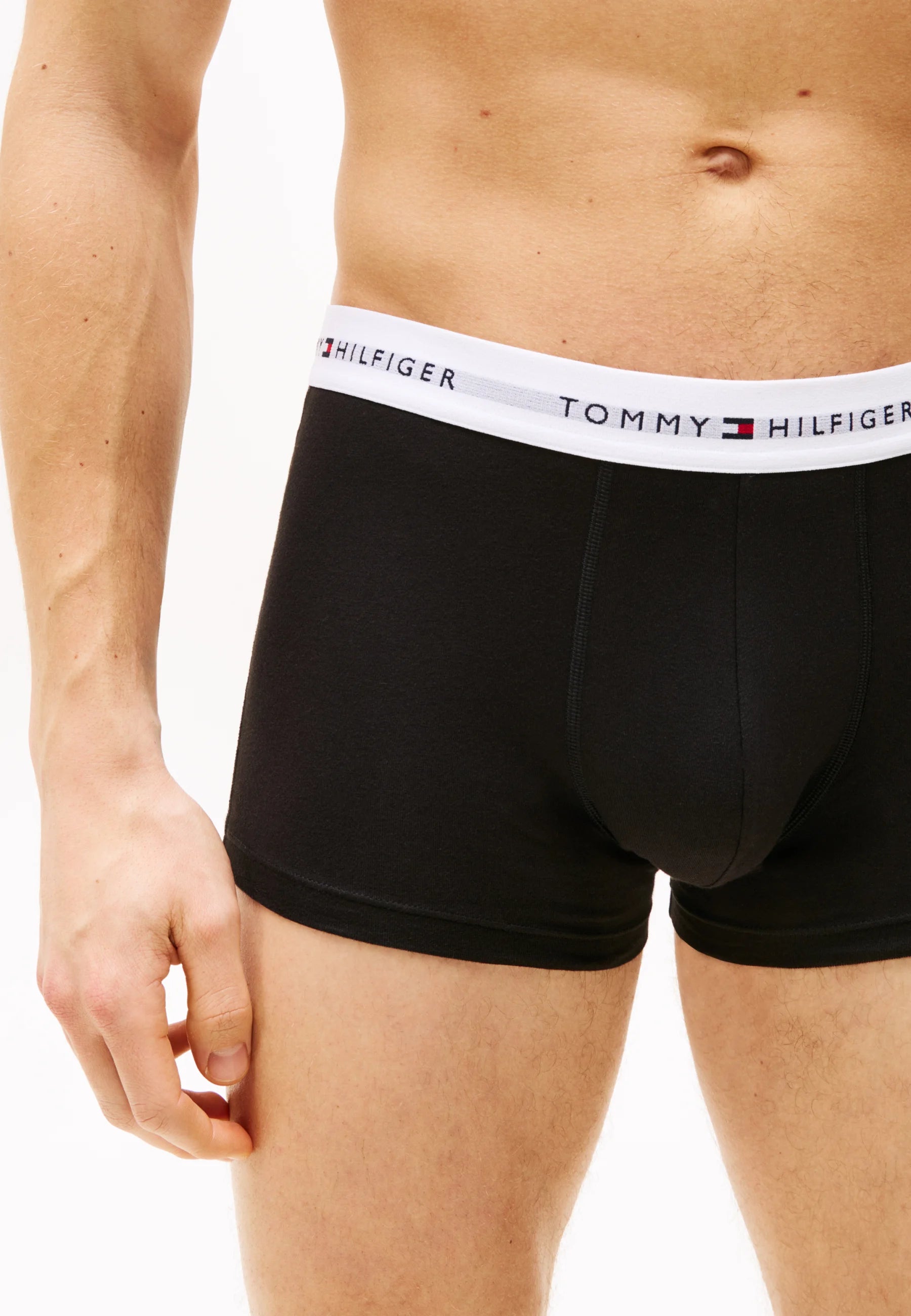 Tommy Hilfiger Signature Trunk 3 Pack – Noir, Blanc