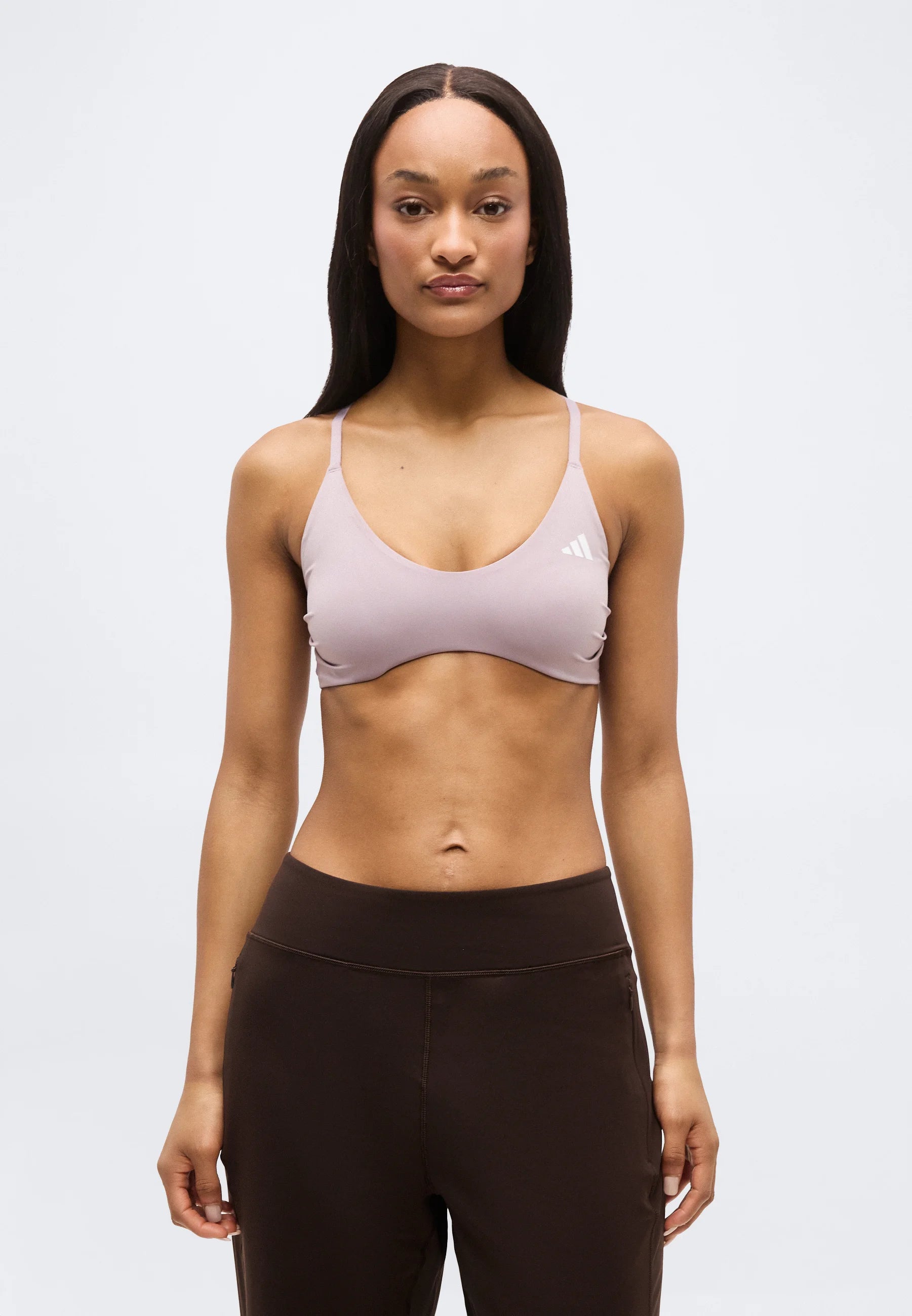 Adidas Performance Optime Essentials Workout Light Support Bra – Preloved Fig