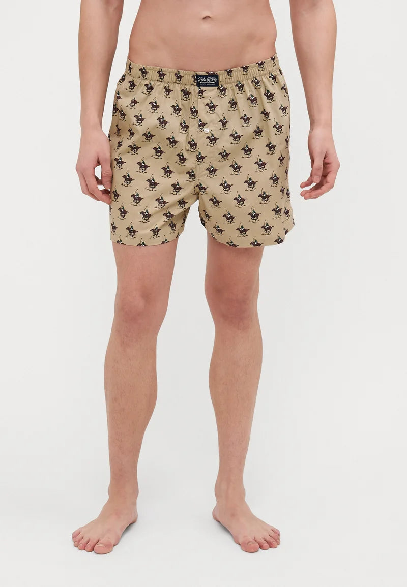 Boxer en coton Polo Ralph Lauren – Pack unique – Kaki
