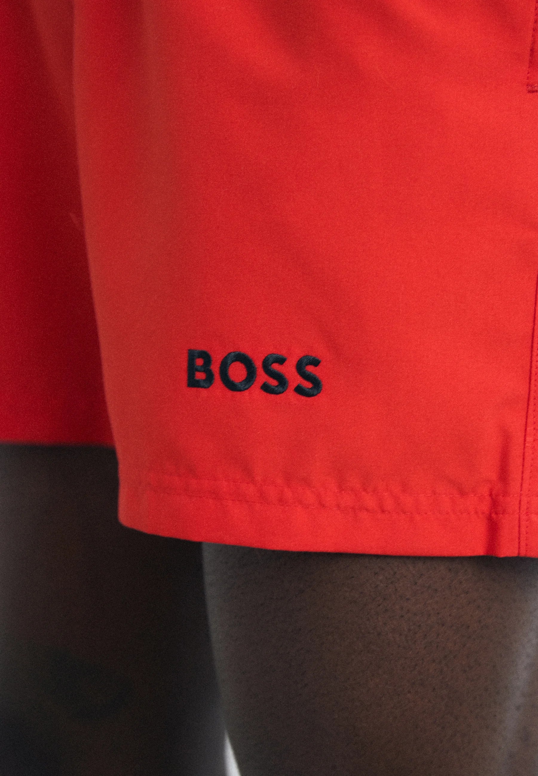 BOSS Dogfish Swim Shorts – červené