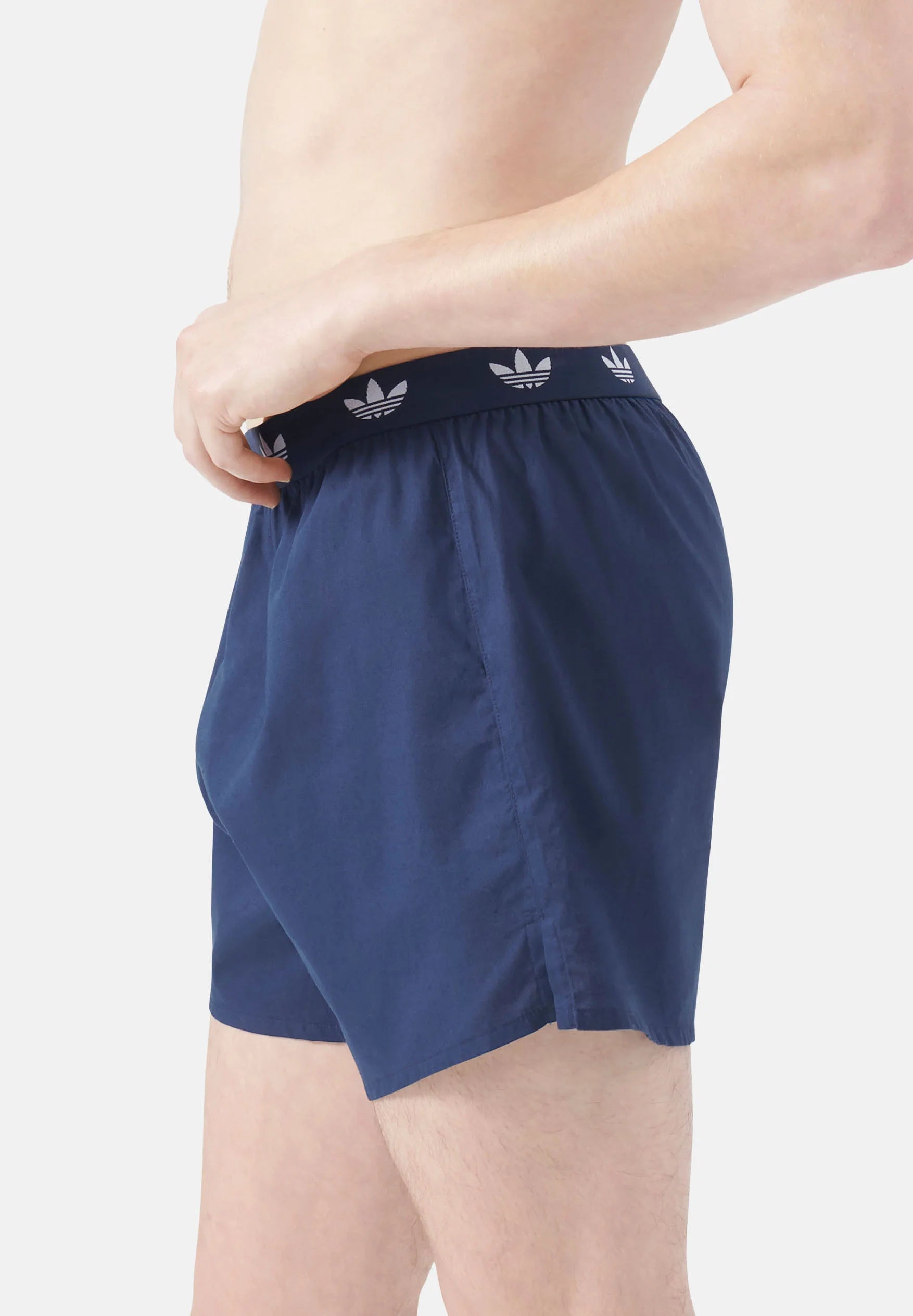 Adidas Originals 4 Pack Boxer Shorts – Dark Blue, Light Blue