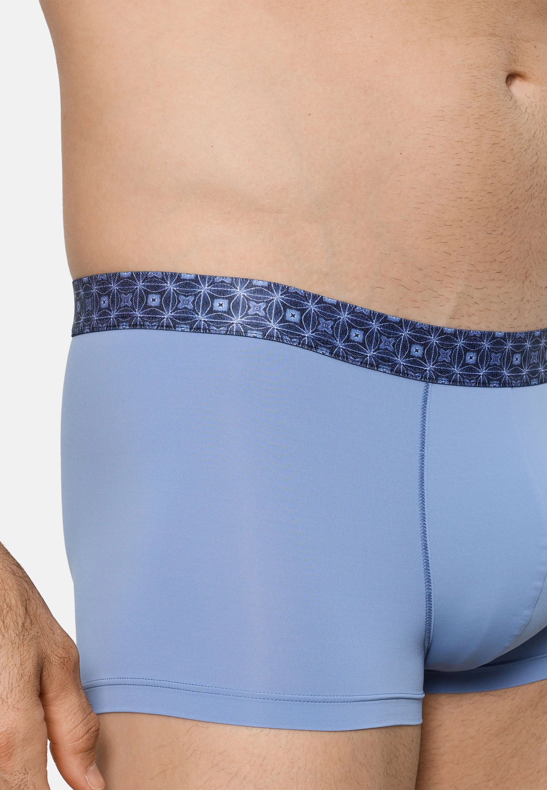 Boxer HANRO TOUCH – Bleu Minéral