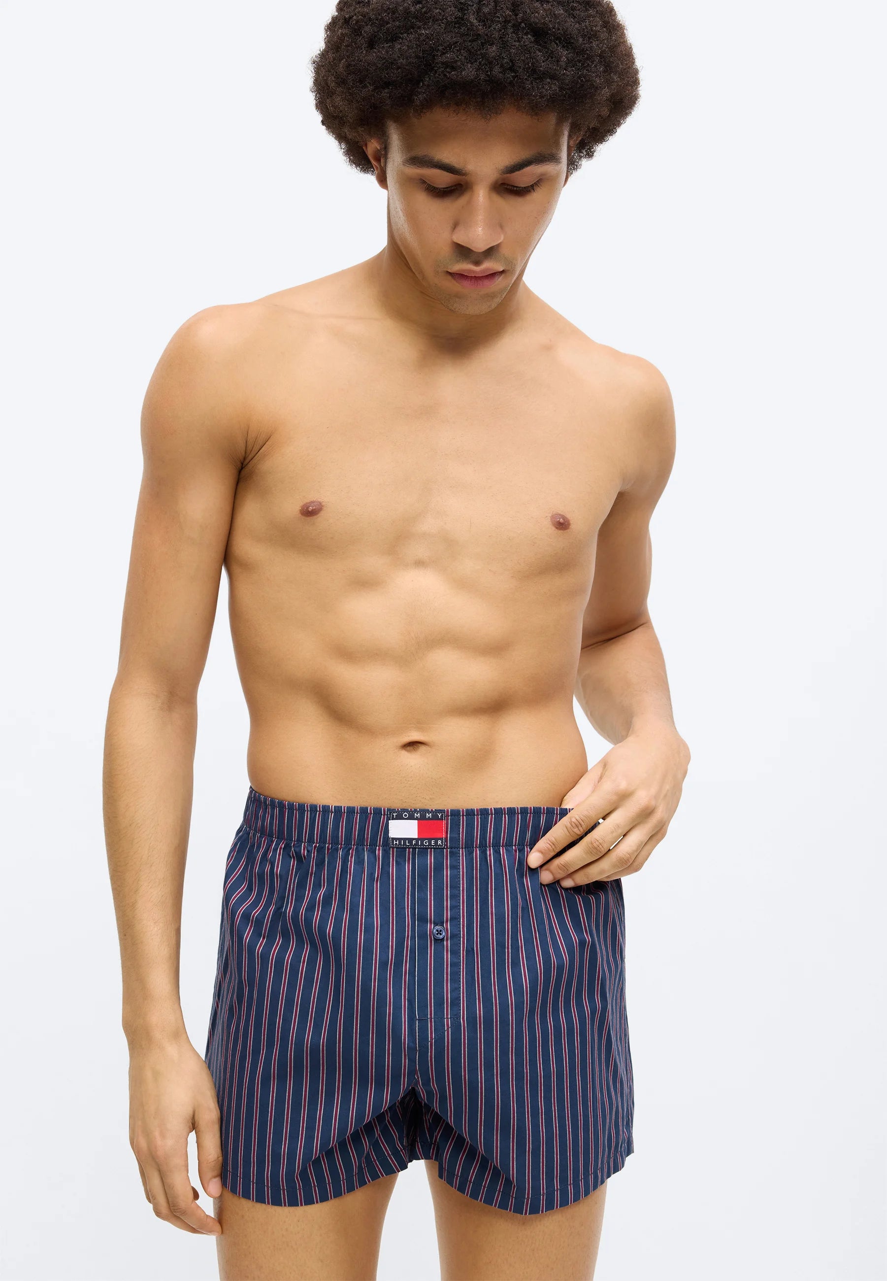 Tommy Hilfiger Heritage Print 3 Pack Boxer Shorts - Rose, Jus De Framboise