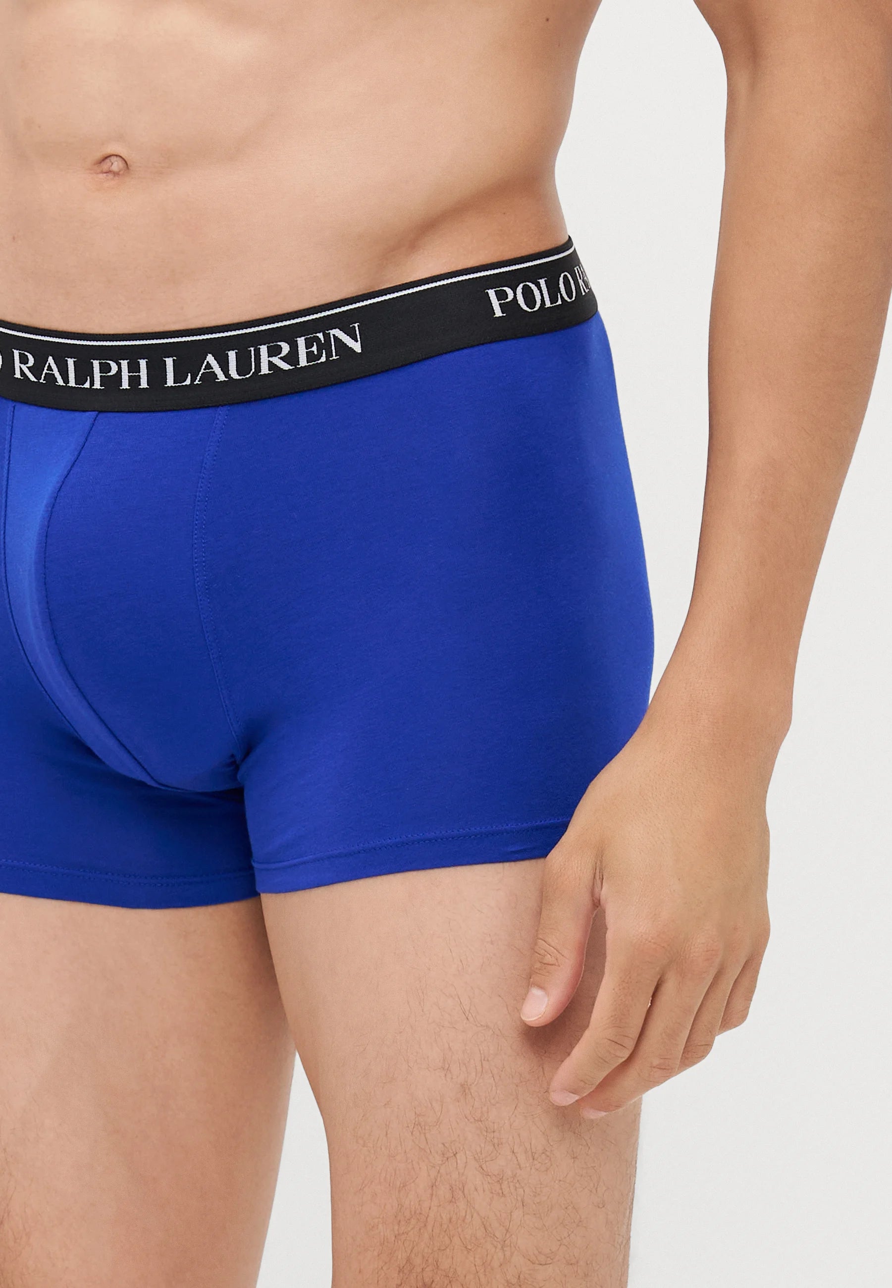 Polo Ralph Lauren Cotton Stretch Trunks – 5 Pack – White, Red, Royal, Grey Heather, Black