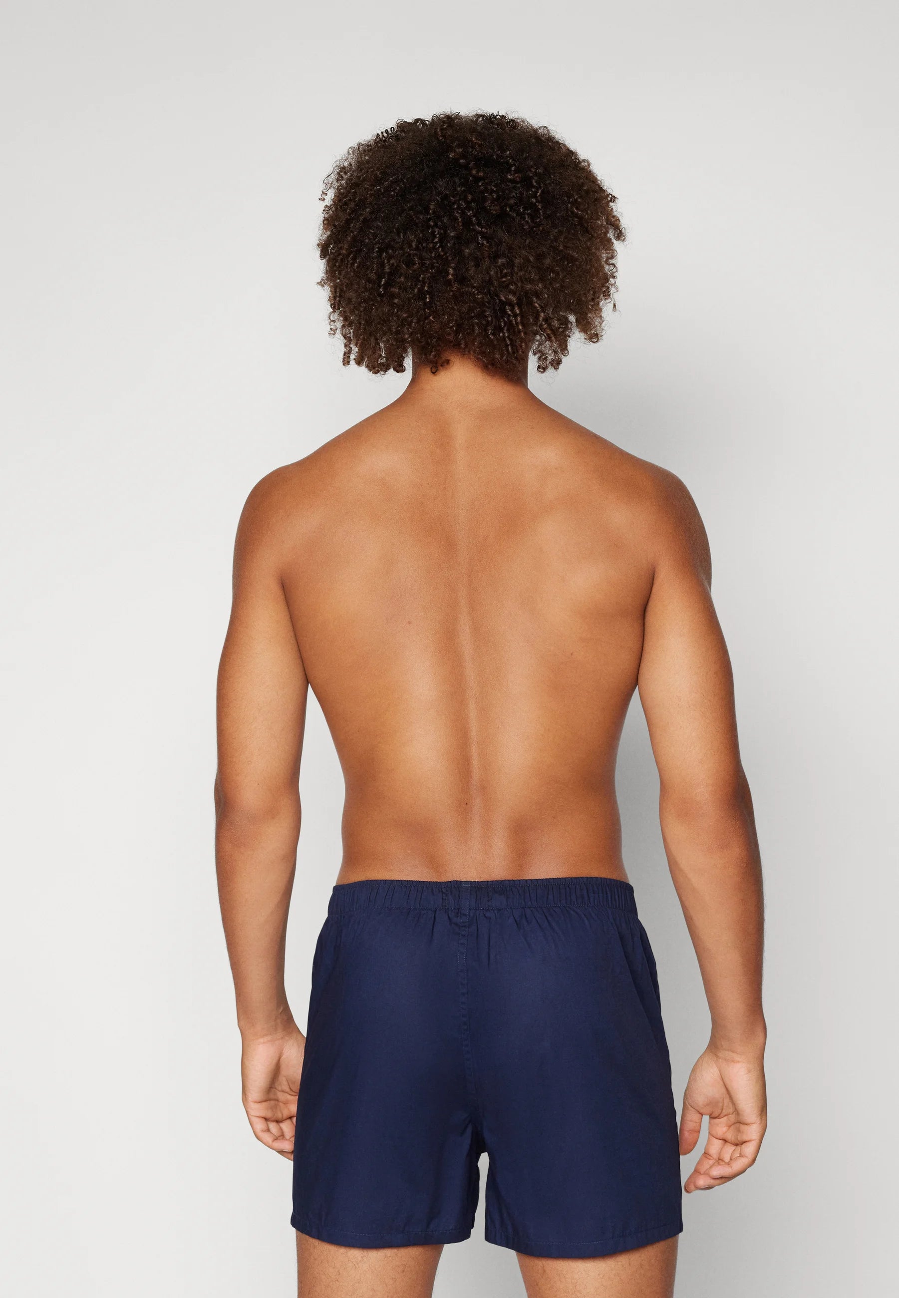 Polo Ralph Lauren Boxer ouvert en coton – Lot de 3 – Bleu foncé, multicolore