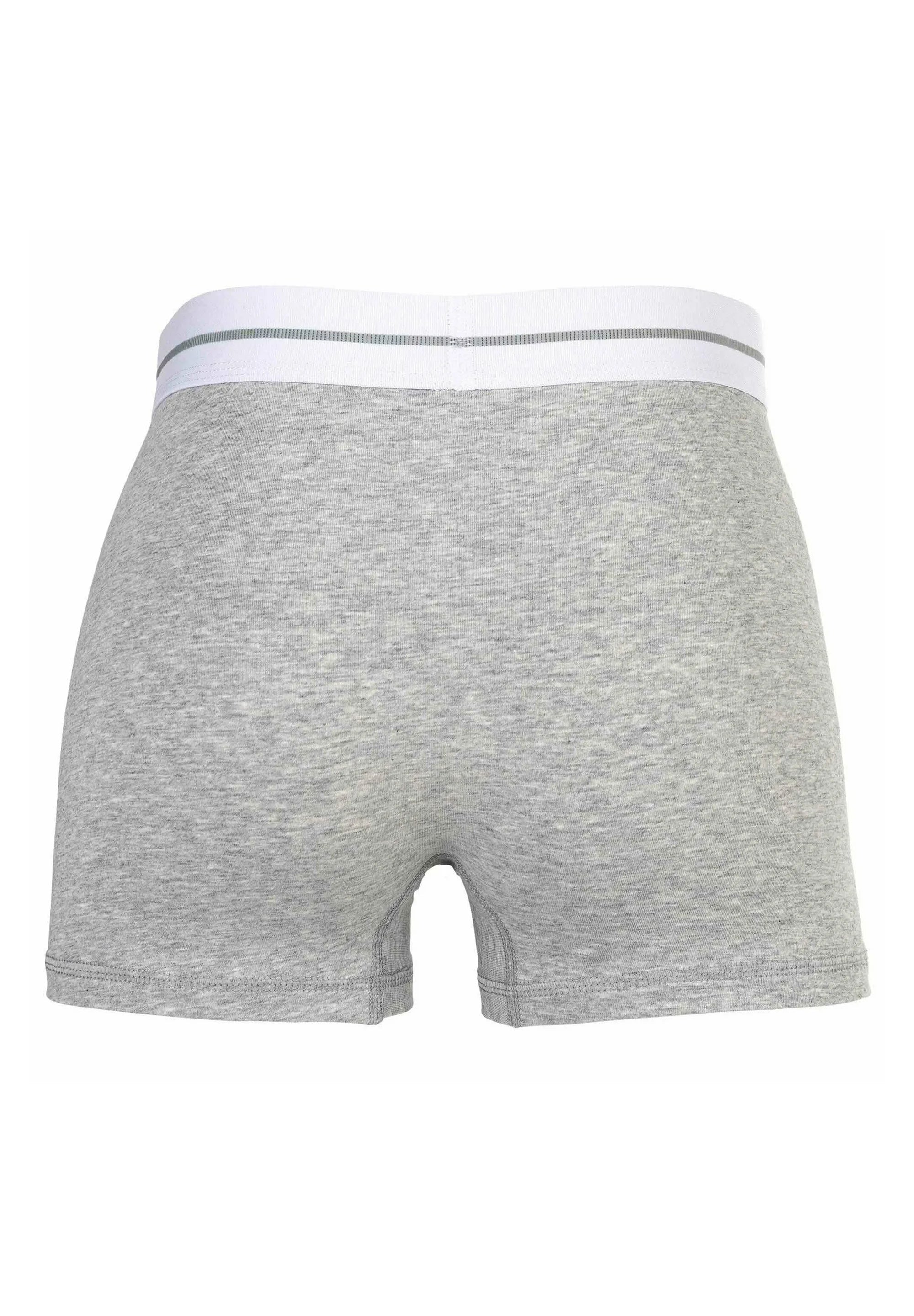 Ellesse Ambria 6 Pack Trunks – Black, Mono Black, White, Grey
