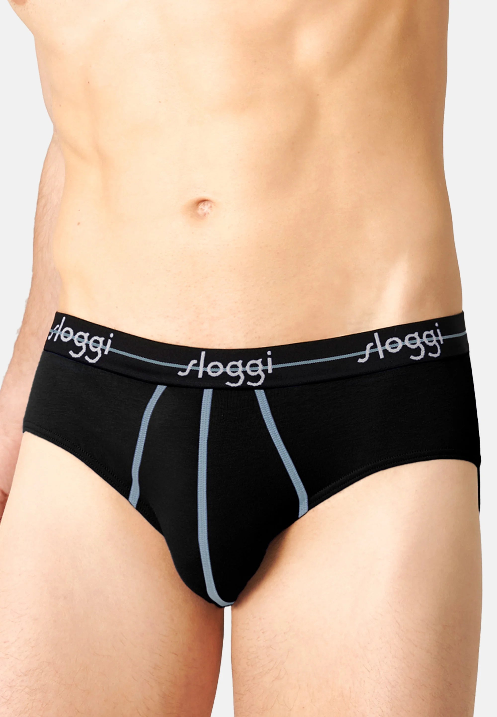 Lot de 6 mini slips Sloggi Start – Noir
