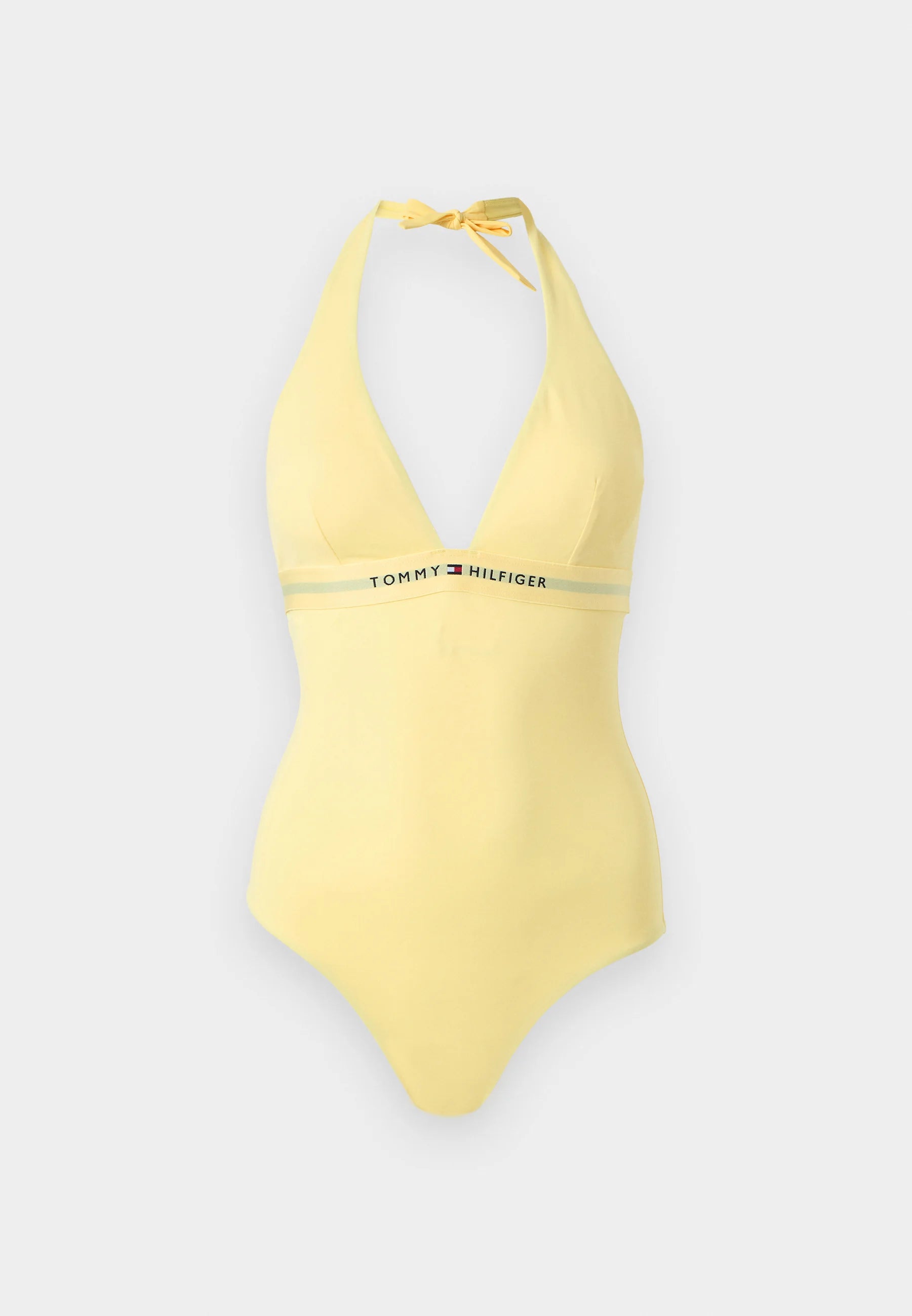 Plavky Tommy Hilfiger Original Logo Halter – Citronella
