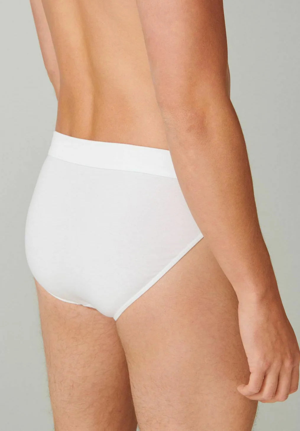 Schiesser Streifen Lot de 6 slips – Blanc