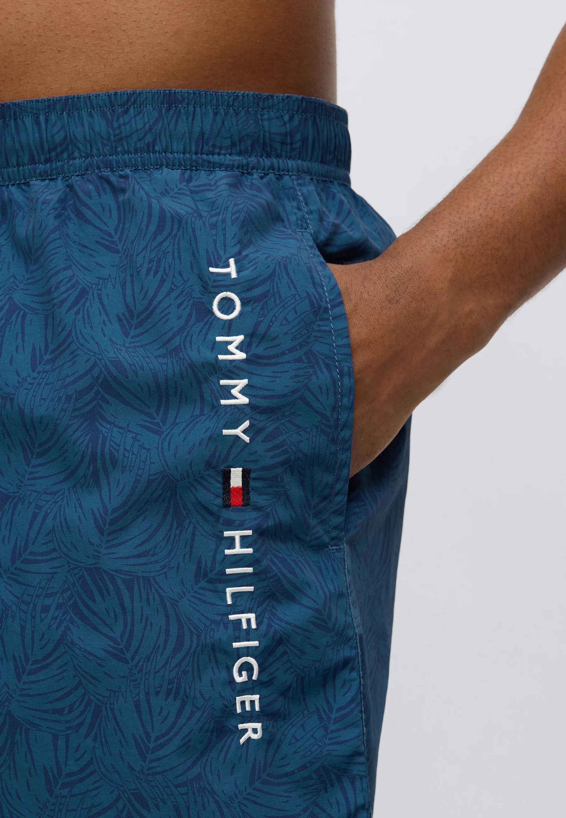 Tommy Hilfiger Print Swim Shorts – Aegean Sea