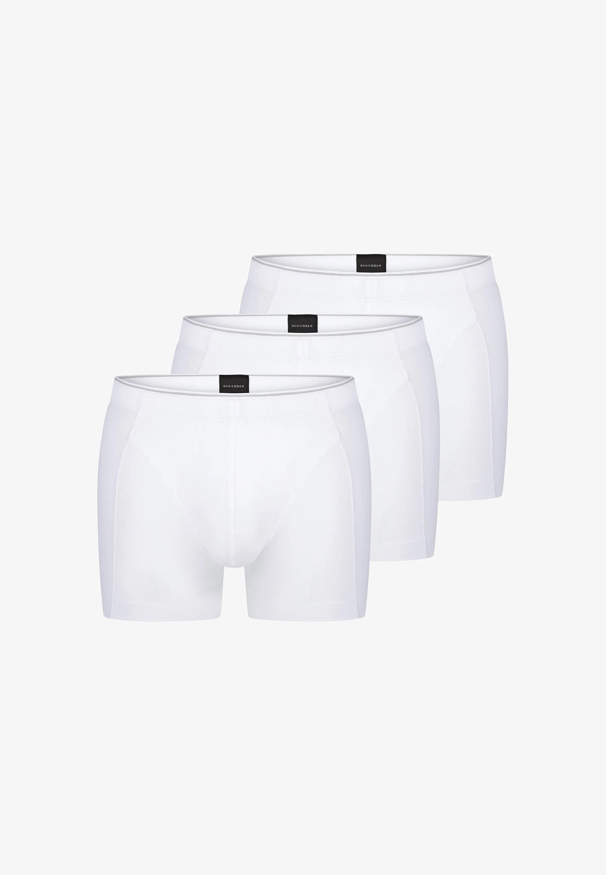 Lot de 3 boxers en coton Schiesser Originals - Blanc